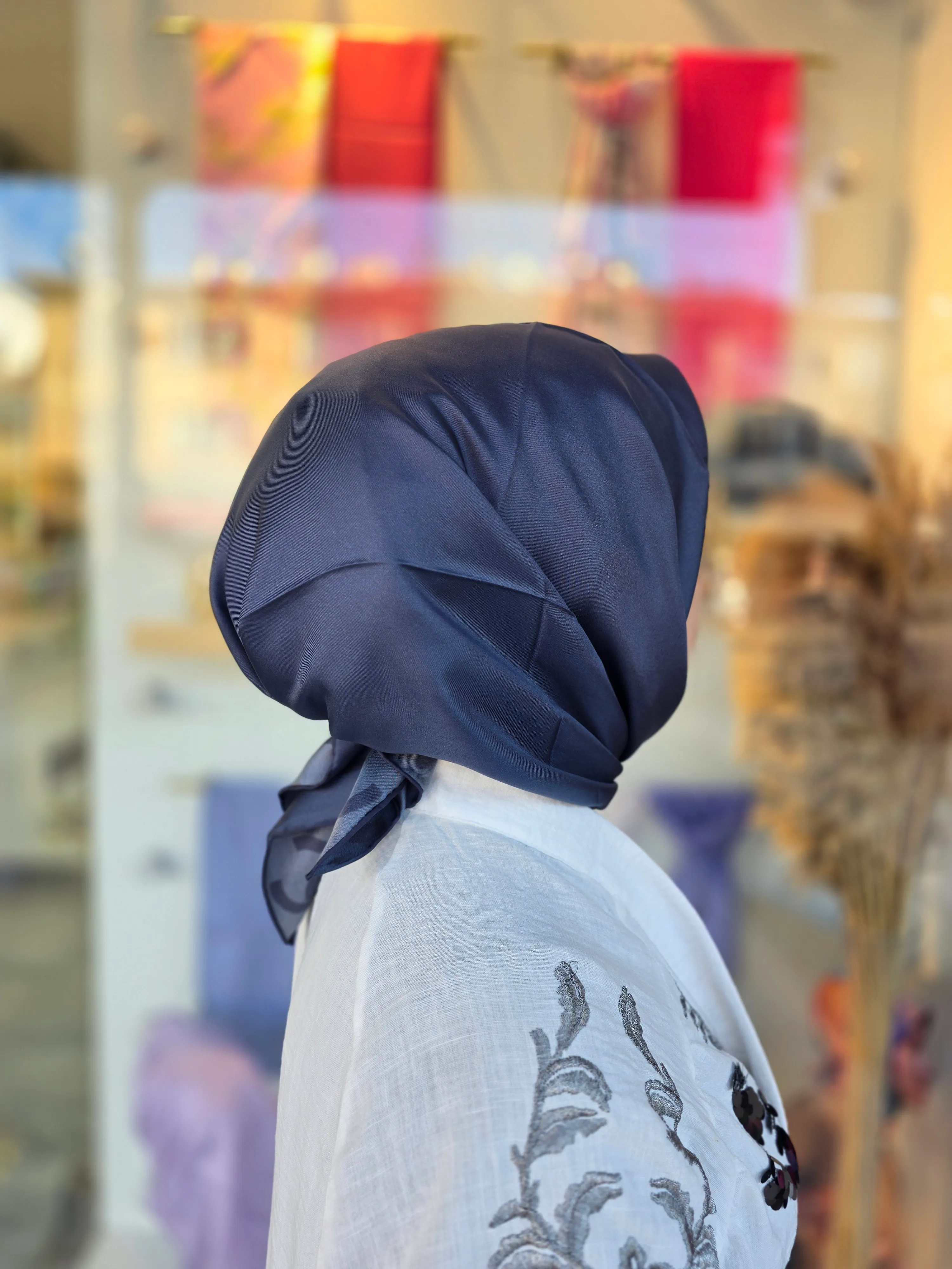 İTHAL %100 TWİLL İPEK 16 MOMME EŞARP