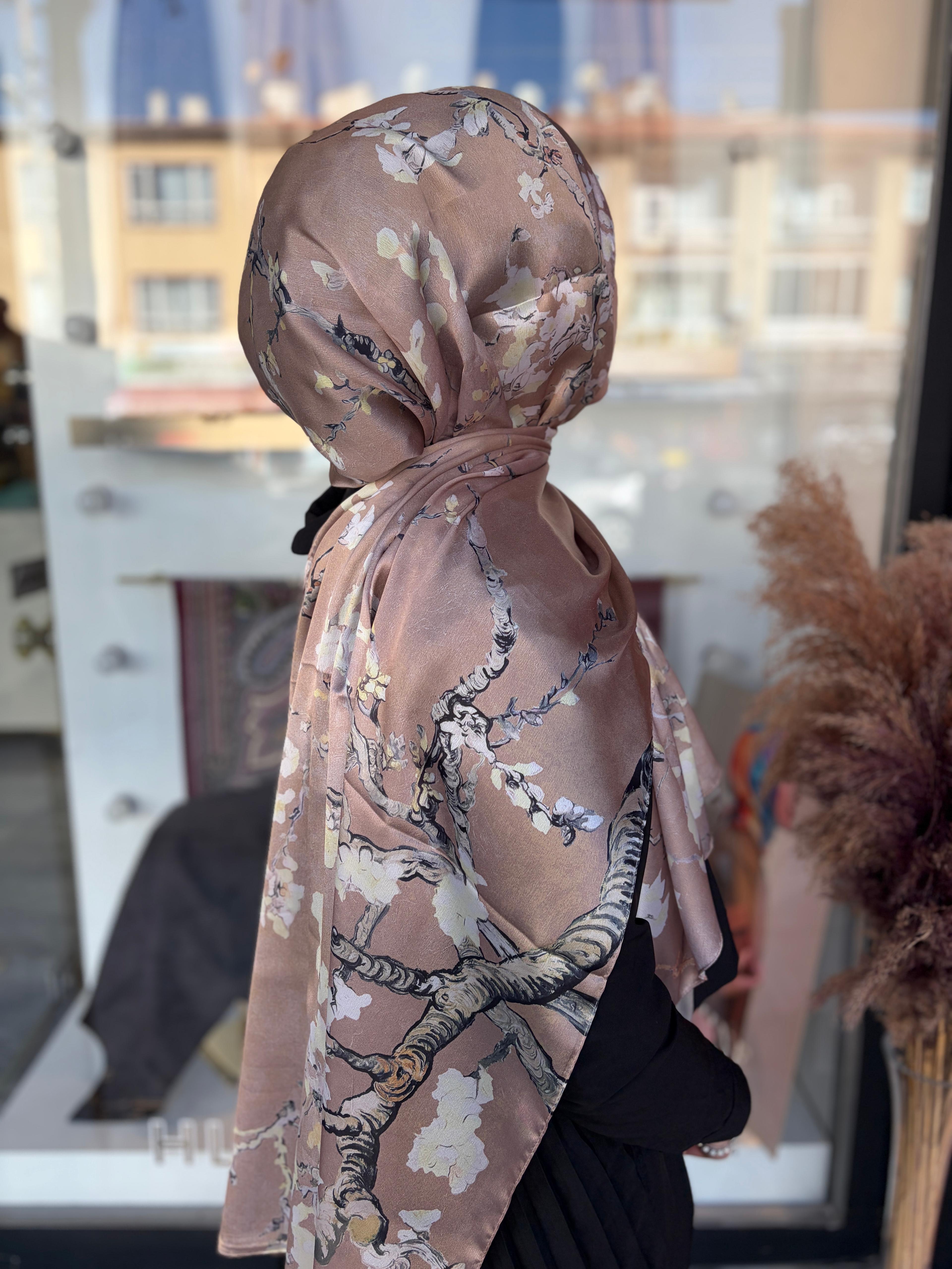 VANGOGH DESEN VUAL İPEK ŞAL