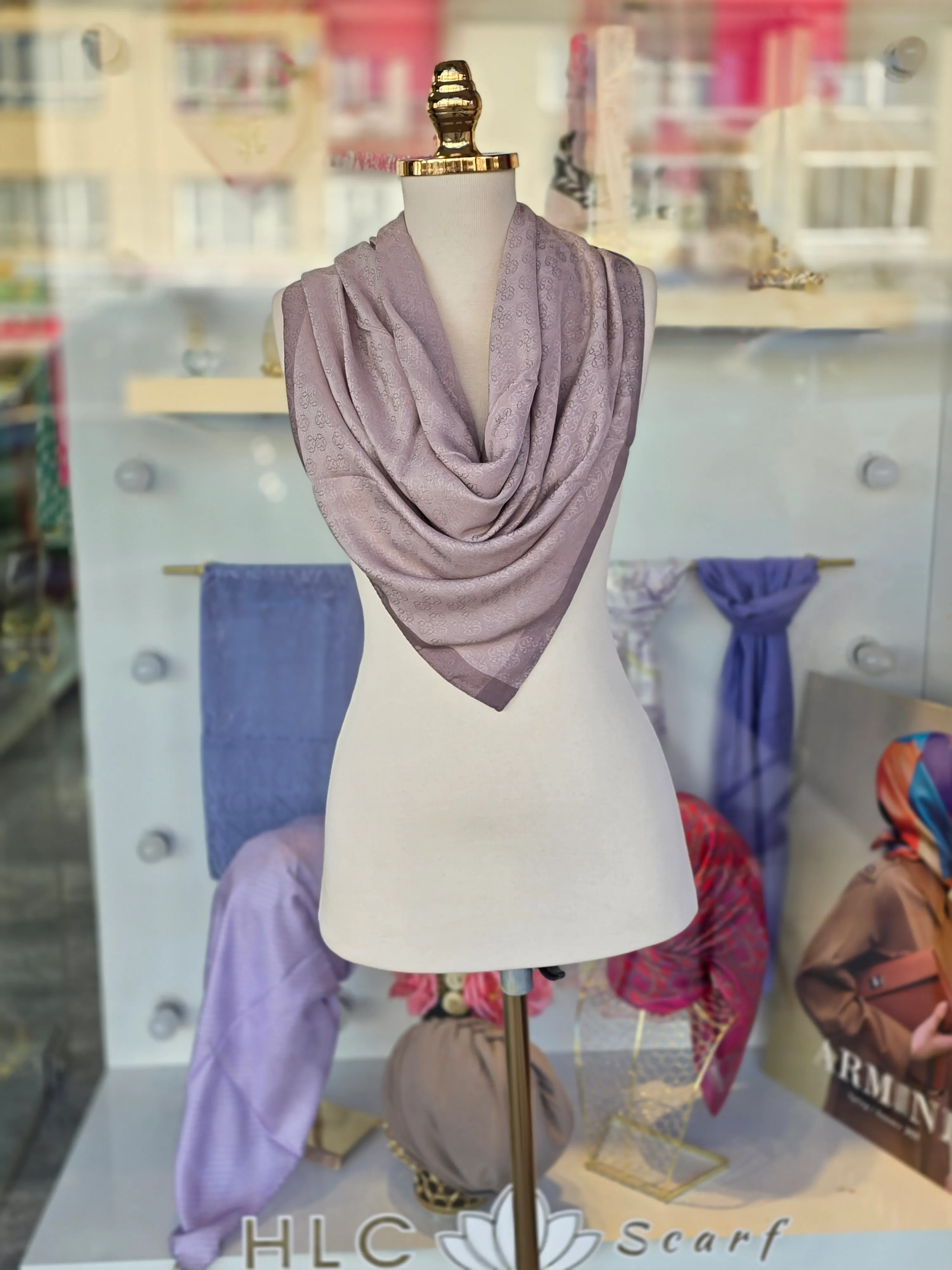 MONOGRAM JAKAR EŞARP - BEJ