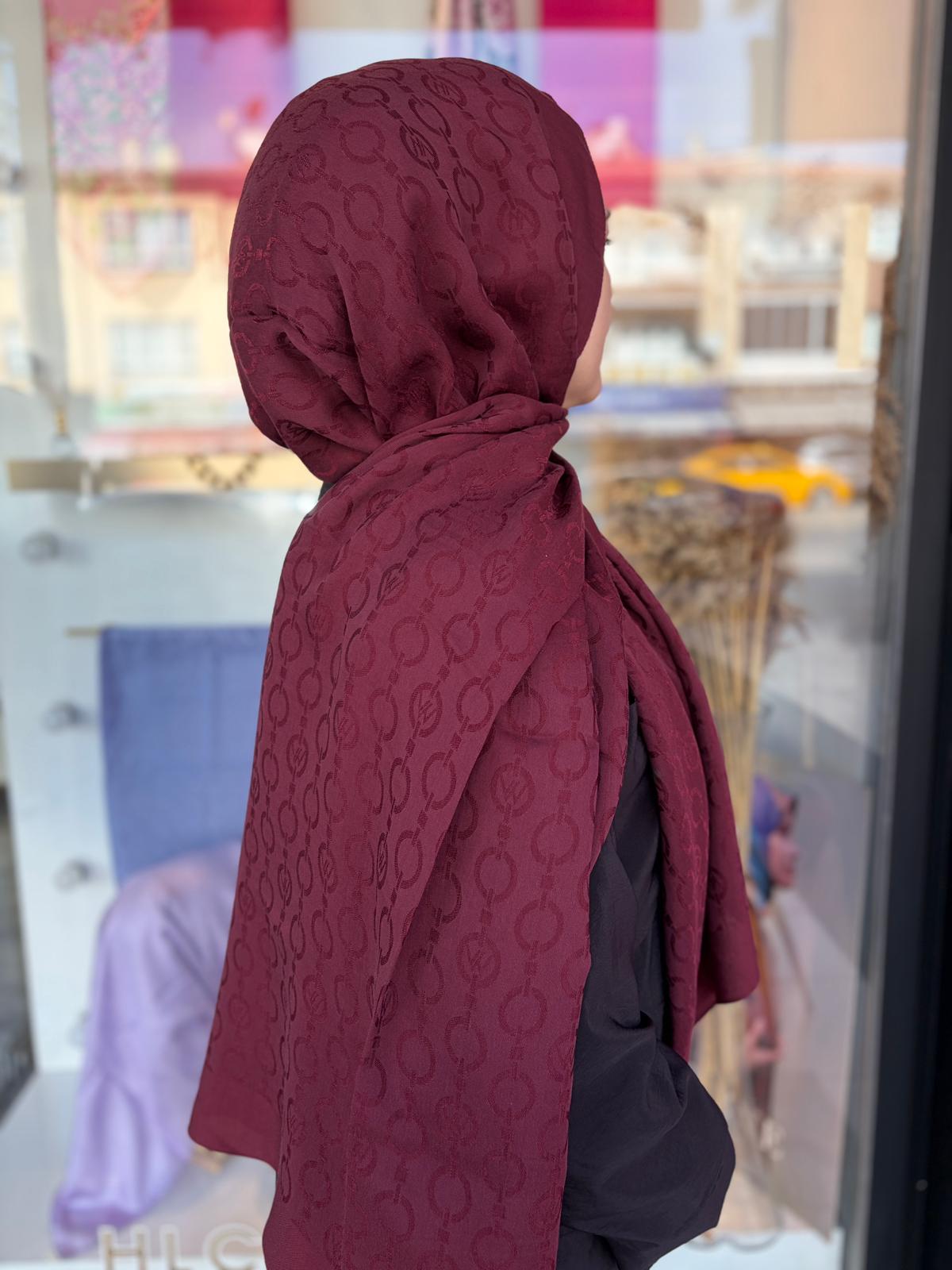 Paris Collection Zincir Desen Pamuk Lyocell Şal