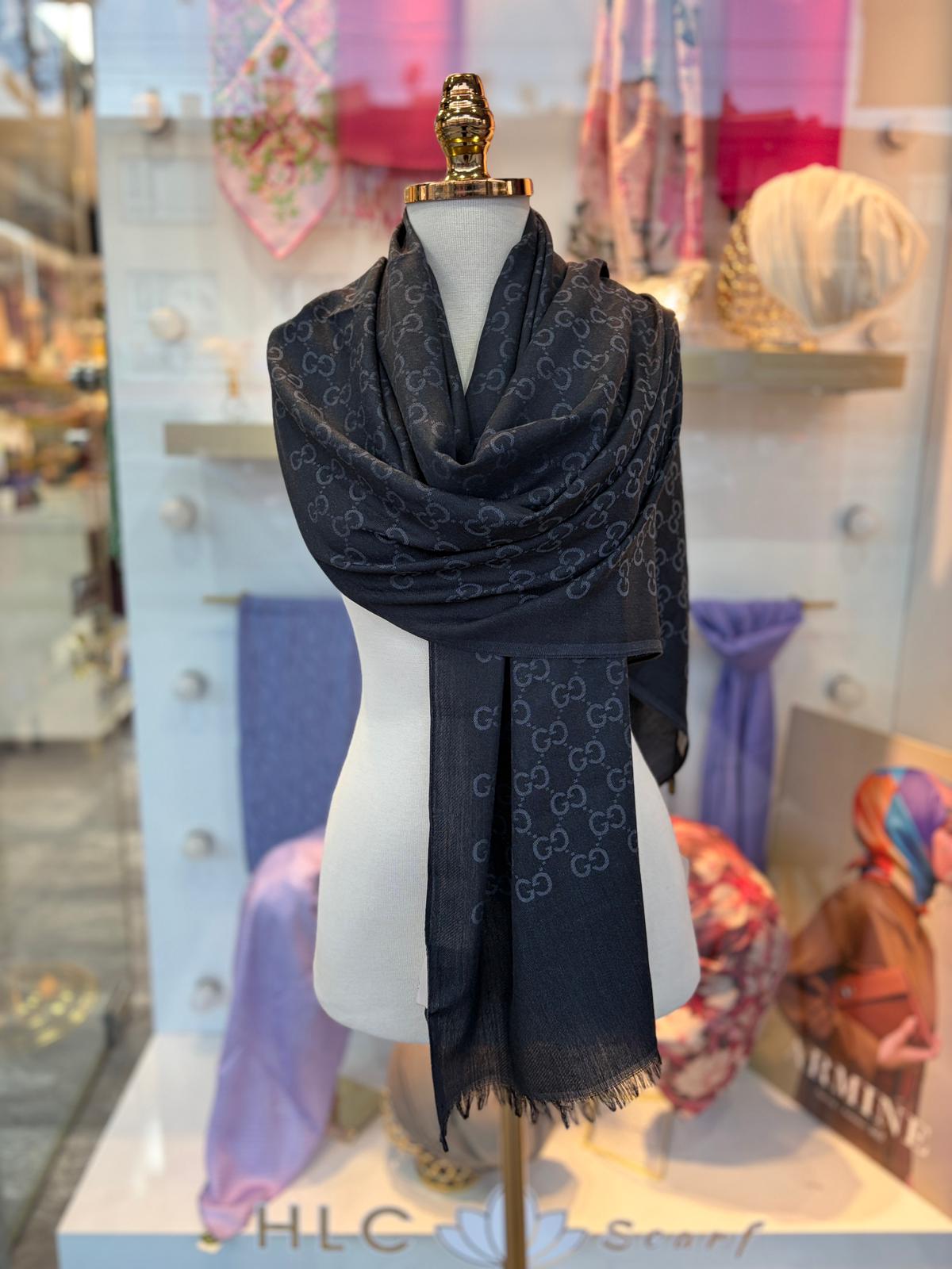 YÜN PAMUK ŞAL - ANTRASİT