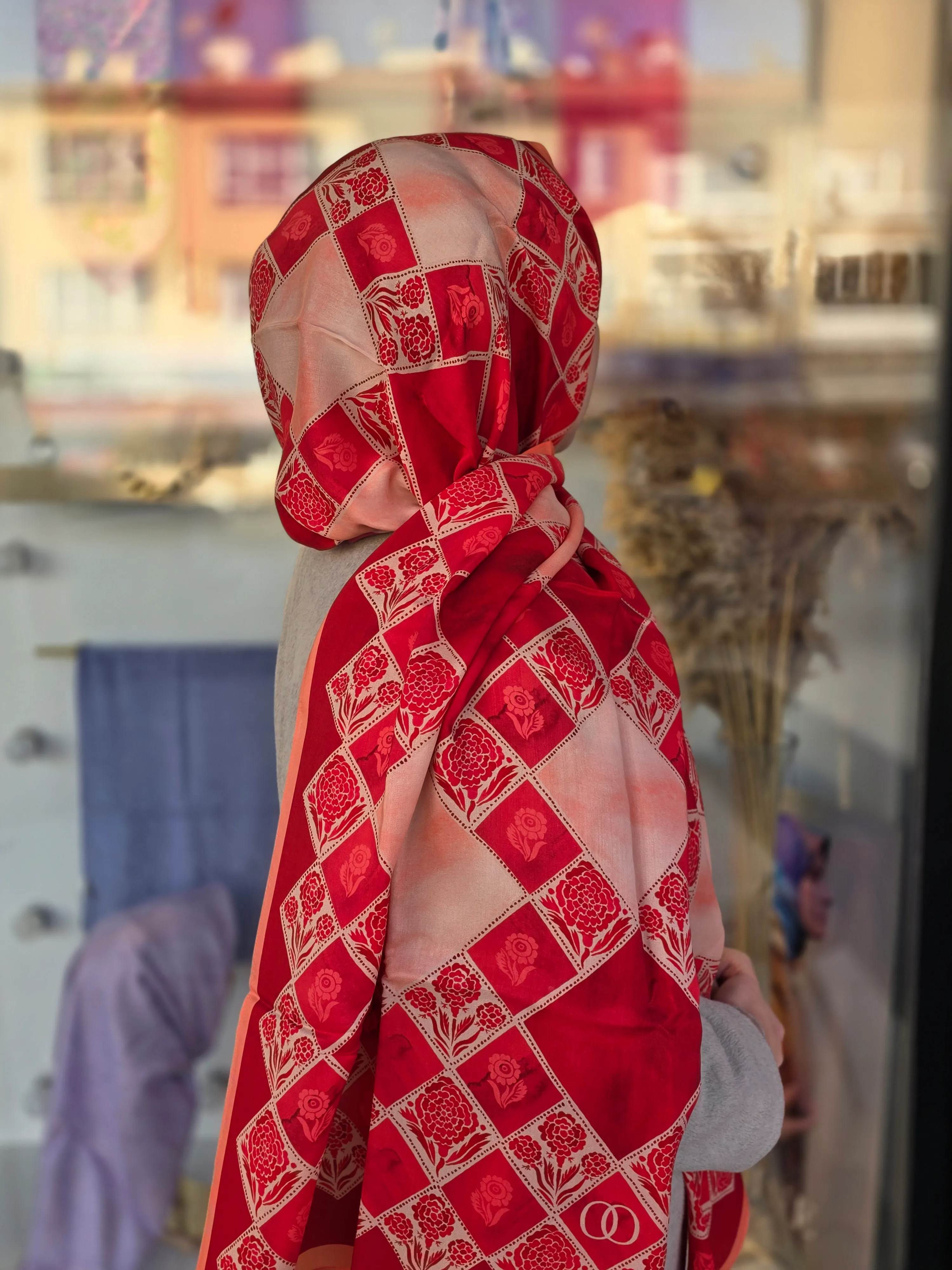 KARANFİL KUTUSU FLOŞ VİSKON ŞAL