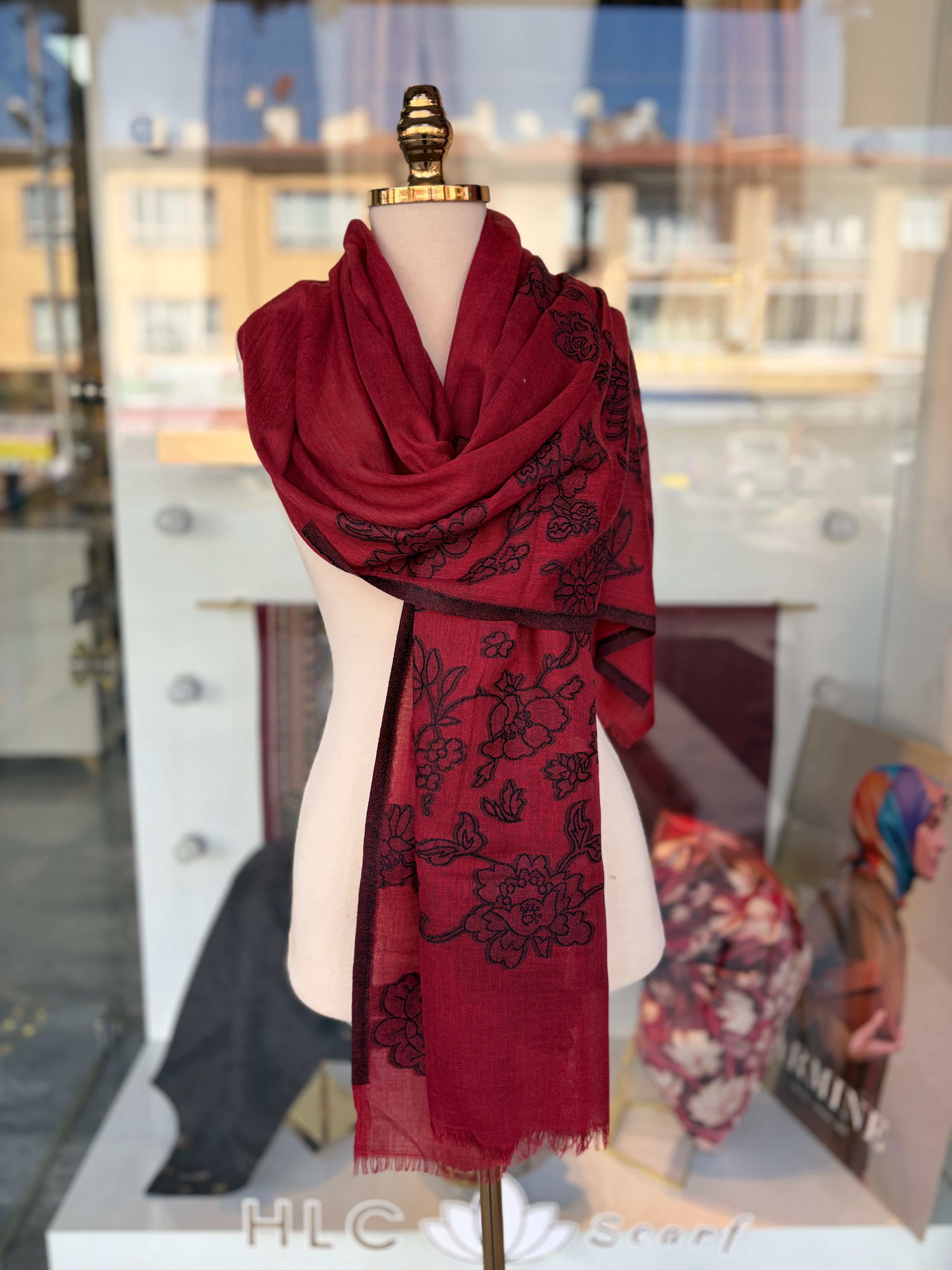 YARGICI YÜN İPEK ŞAL - DESEN 5