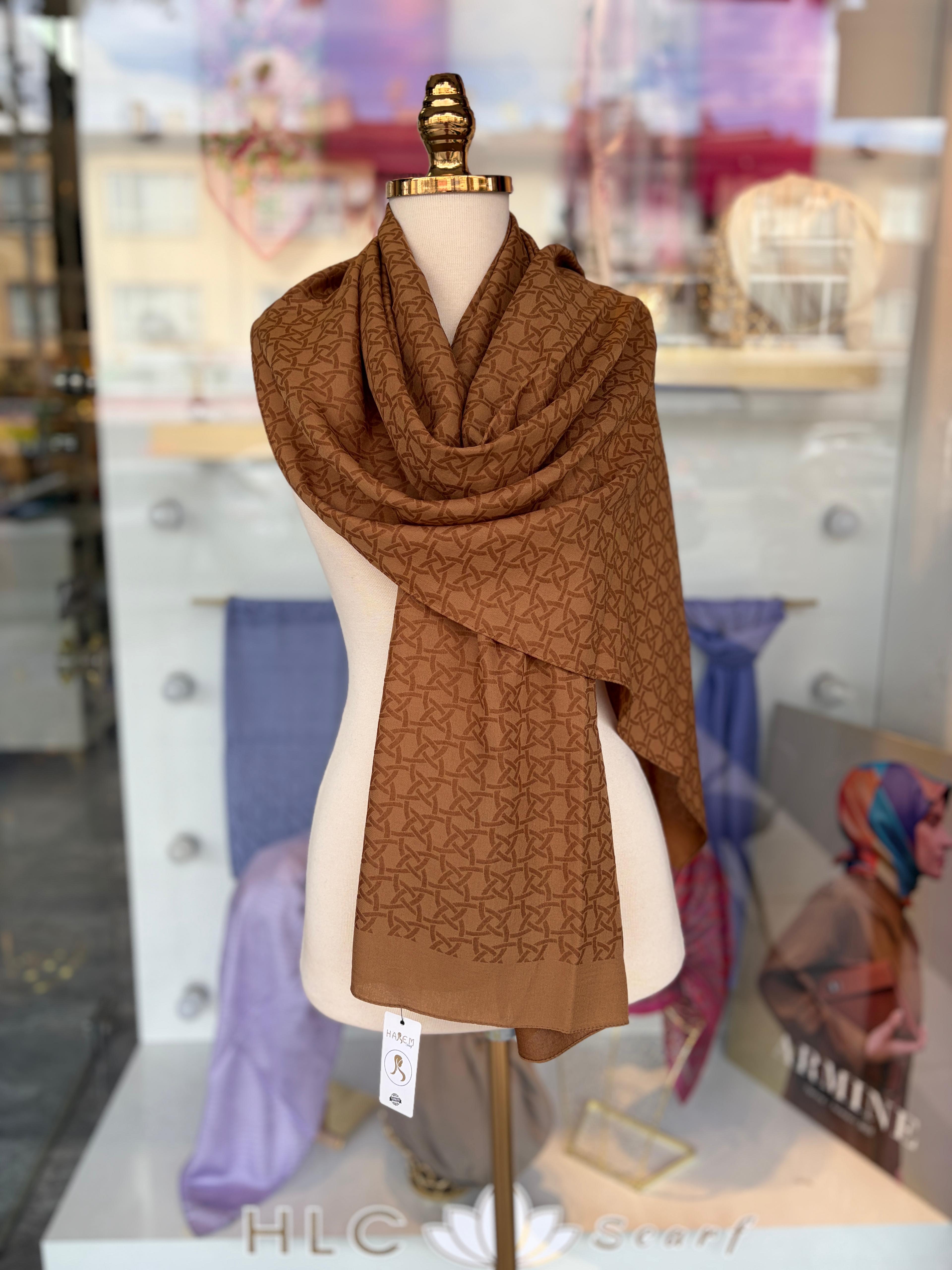 Valery Pamuk Polyester Şal - FINDIK