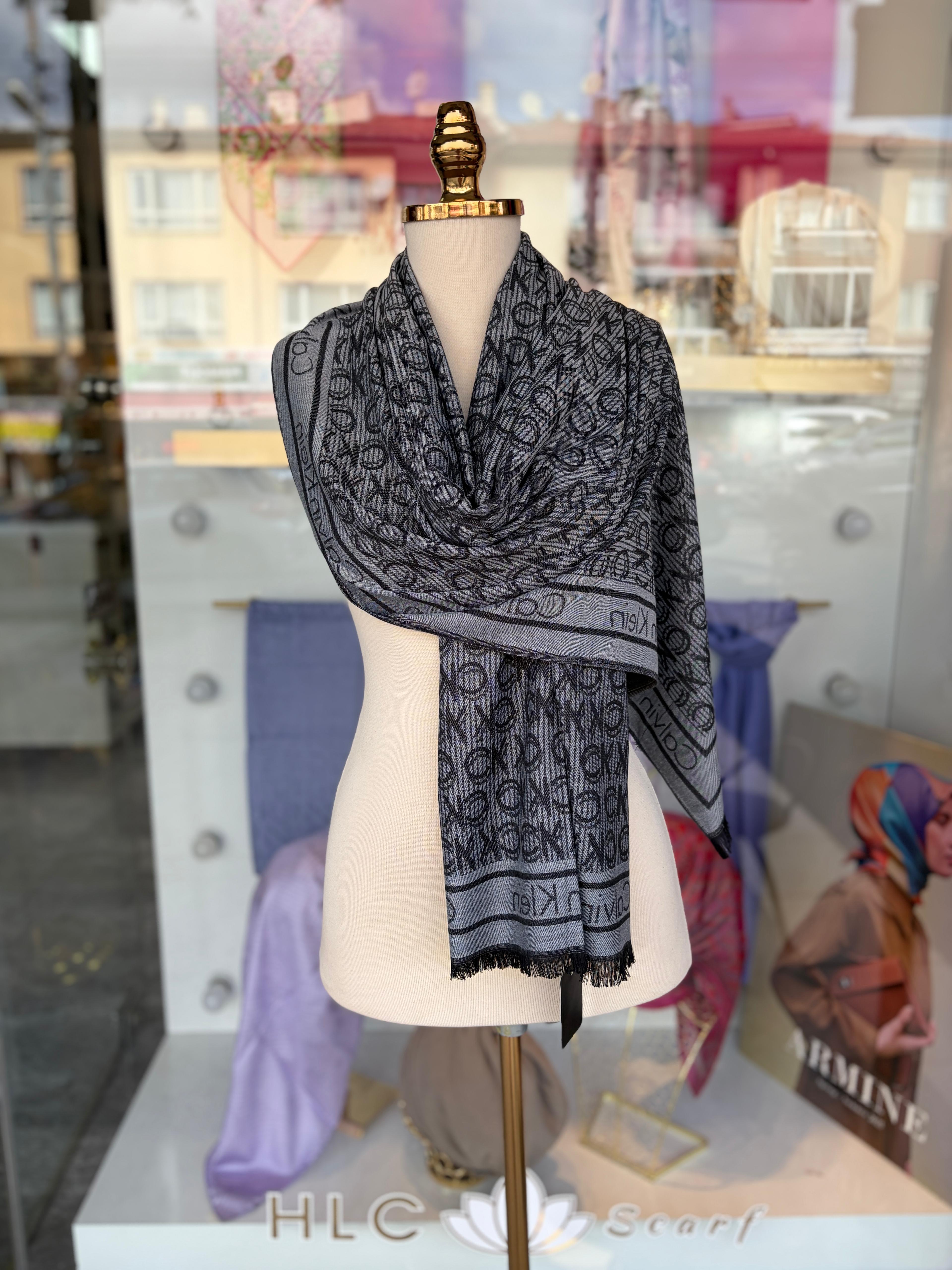 KAŞMİR İPEK ŞAL - ANTRASİT