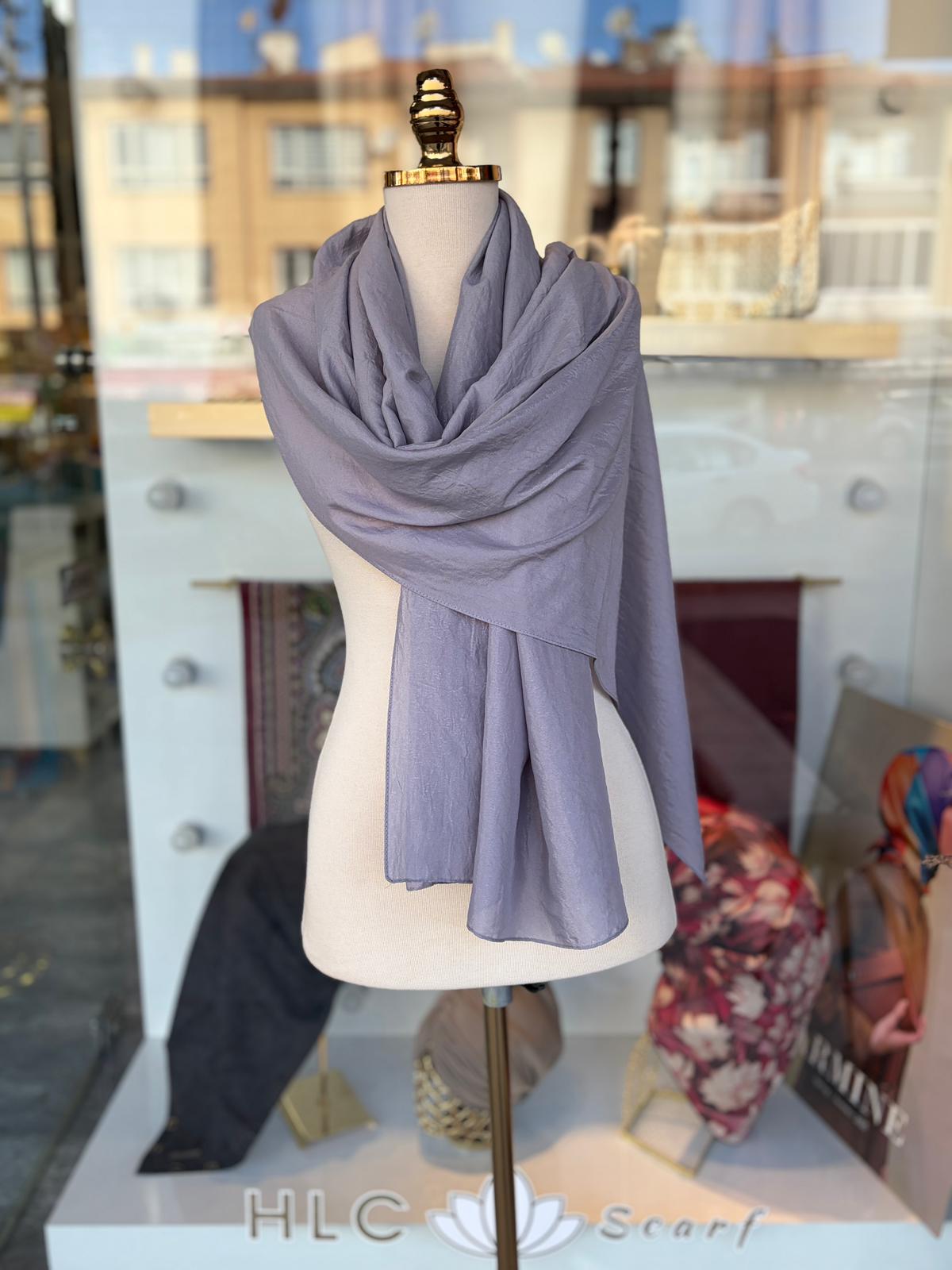 Brisa Vual Yok Şal - AÇIK GRİ