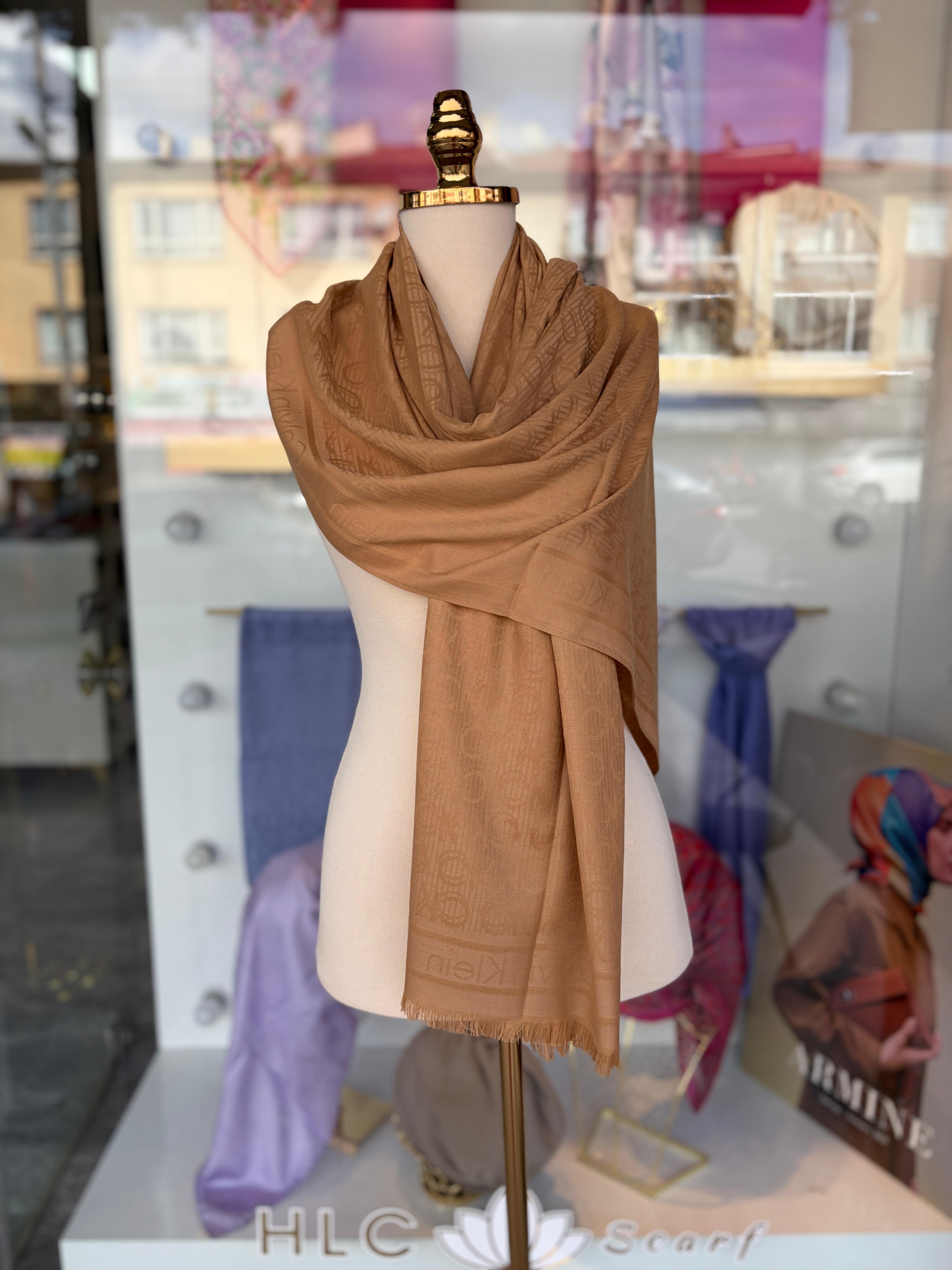 KAŞMİR İPEK ŞAL - GOLD