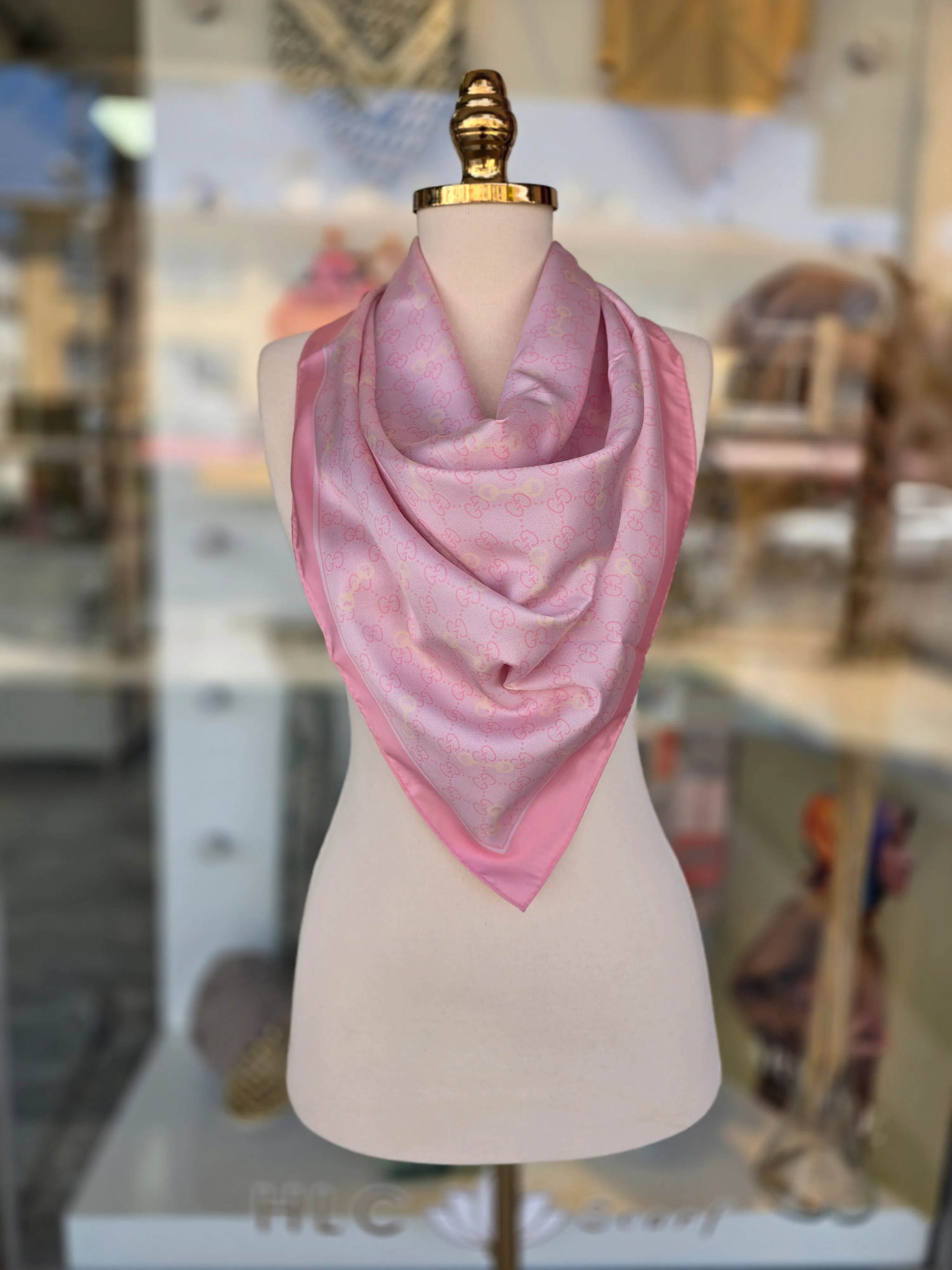 İTHAL TWİLL EŞARP - PEMBE