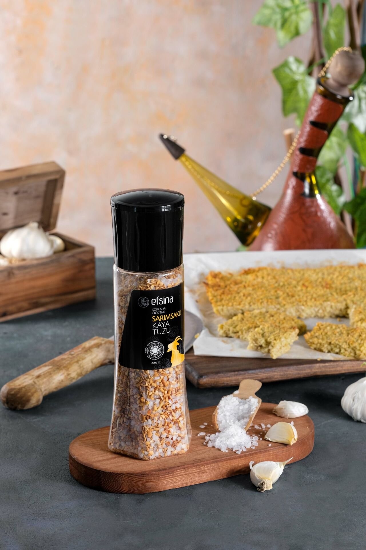 270 GR SOFRADA ÖĞÜTME SARIMSAKLI KAYA TUZU