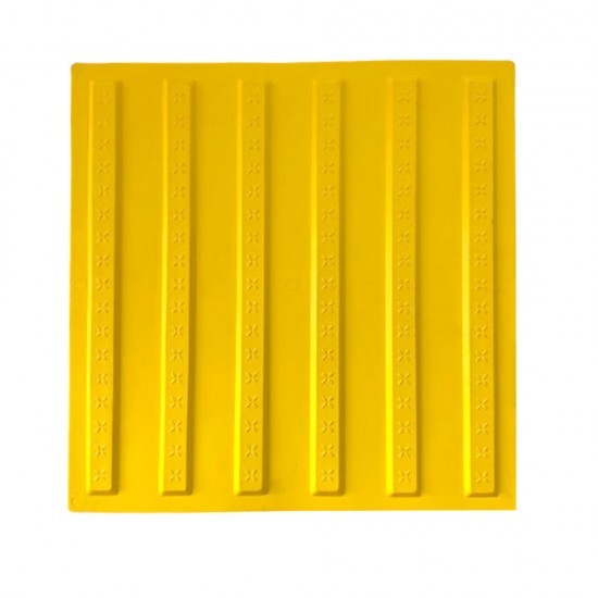 40x40 cm Sarı Termoplastik Poliüretan (TPU) Kılavuz Yüzey (Ekonomik)