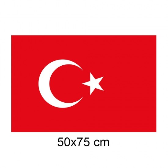 Türk Bayrağı Alpaka (50x75 cm)