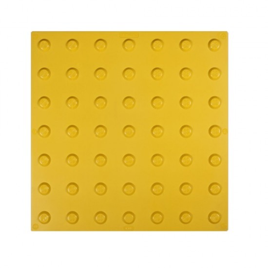 40x40 cm Sarı Termoplastik Poliüretan (TPU) Uyarıcı Yüzey (Premium)