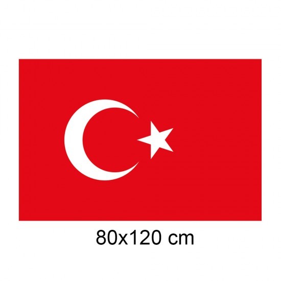Türk Bayrağı Alpaka (80x120 cm)
