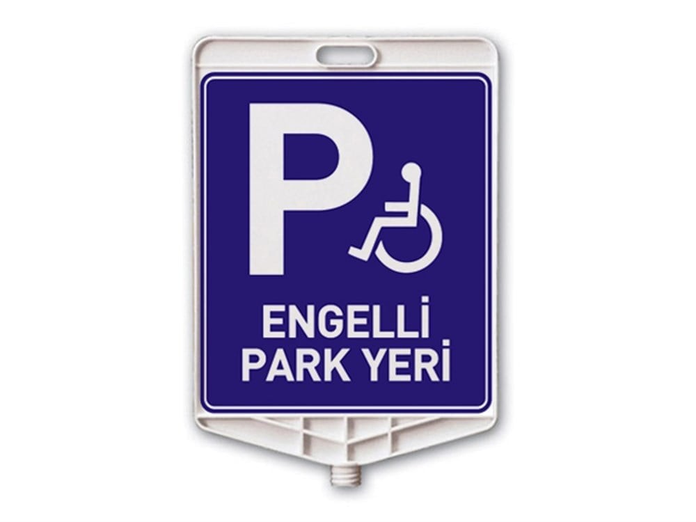 Dikdörtgen Levha Engelli Park Yeri