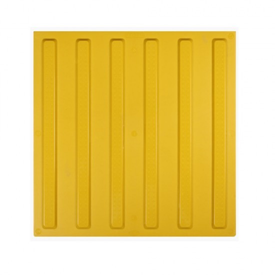 40x40 cm Sarı Termoplastik Poliüretan (TPU) Kılavuz Yüzey (Premium)
