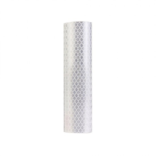 Rulo PVC Prizmatik Reflektif Folyo Eko Beyaz (1.24x50 mt)