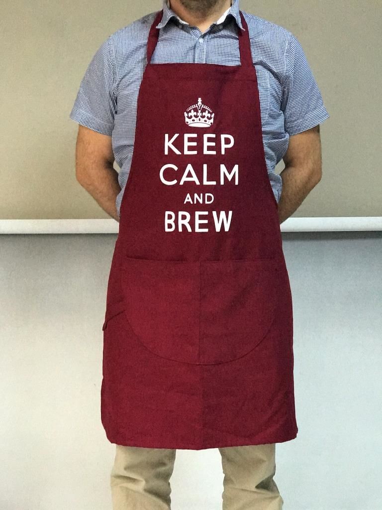 Keep Calm and Brew Çalışma Önlüğü