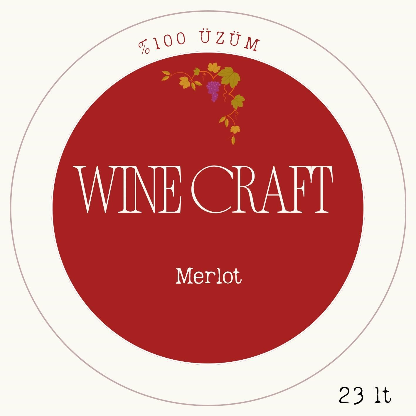 Wine Craft Üzüm Suyu Konsantresi - Merlot