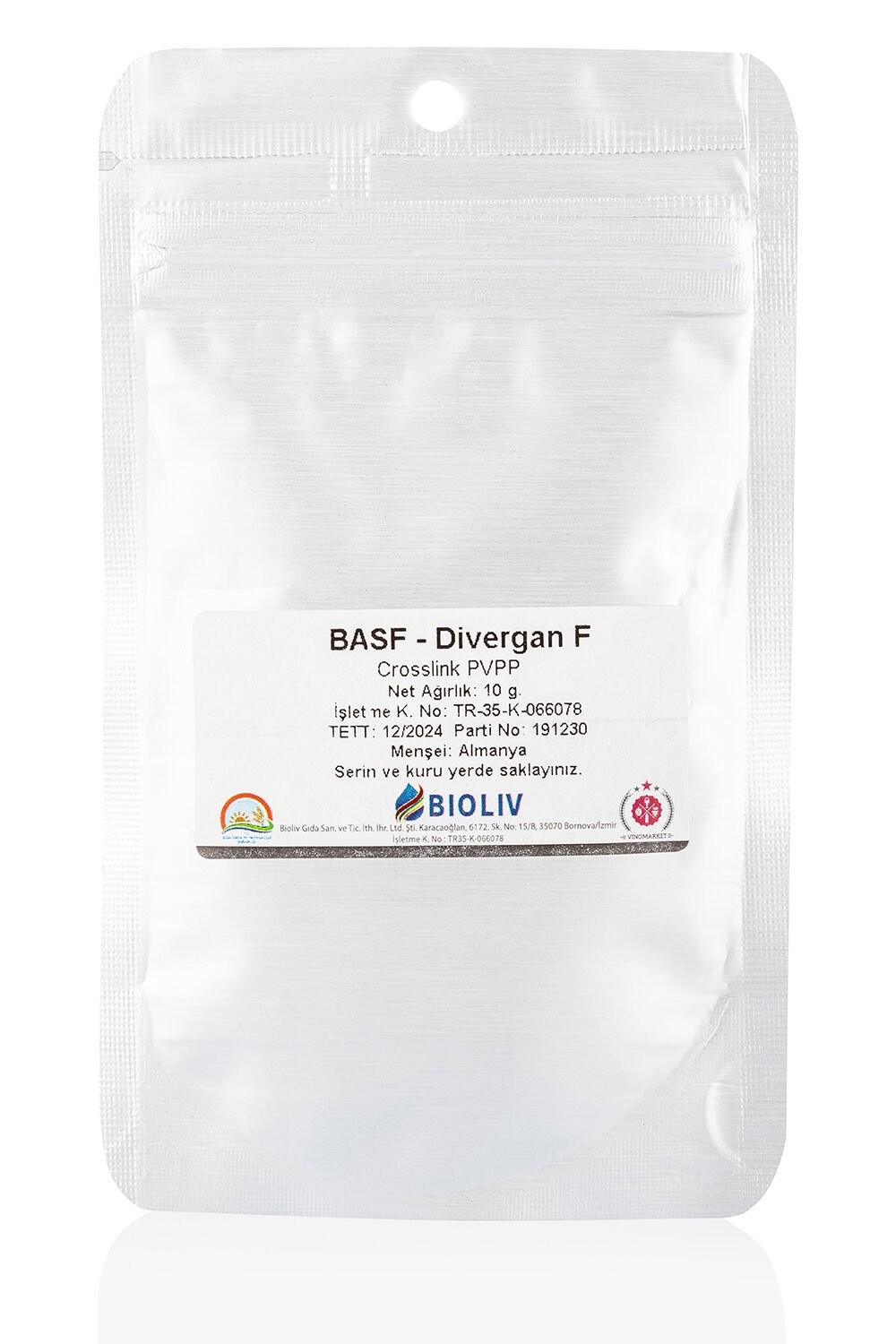 Divergan F (PVPP) - 10 g.