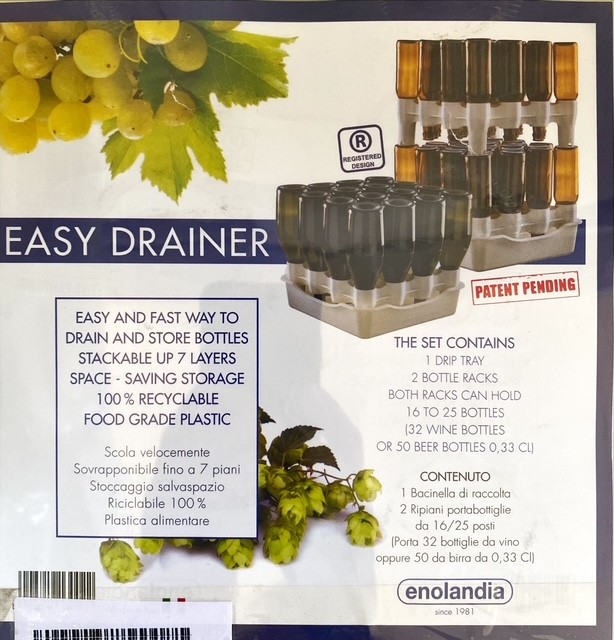 EASY DRAINER Şİşe Süzme/Depolama Raf ve Tepsisi/ Şişe  Ağacı