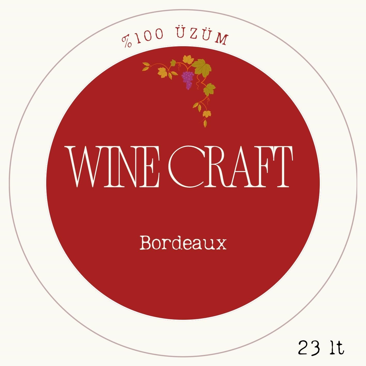 Wine Craft Üzüm Suyu Konsantresi - Bordeaux