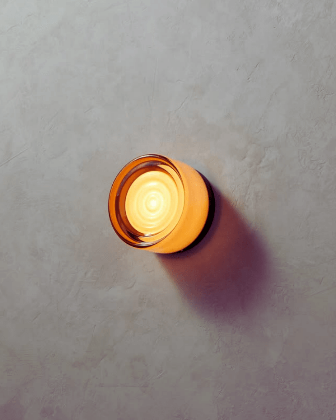 Riva Amber Glass Wall Sconce
