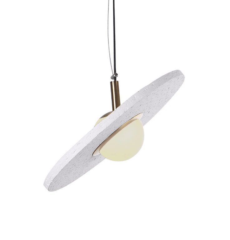 Saturn Beyaz Sarkıt Avize