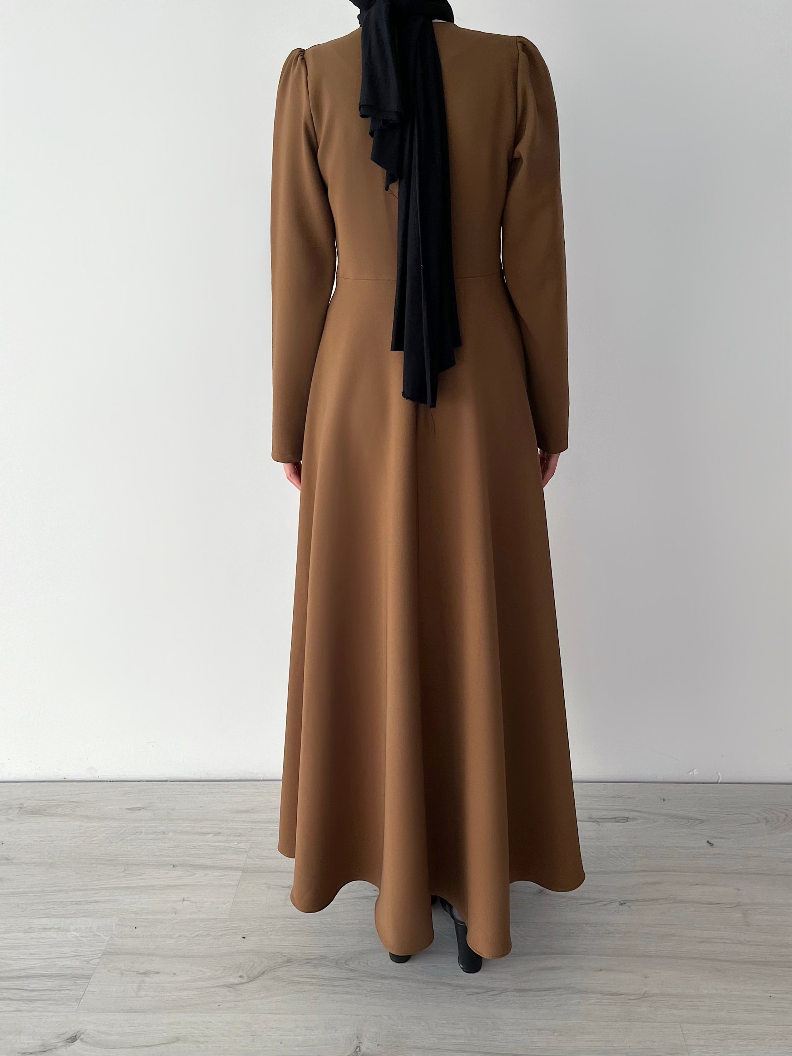 MARY FİYONK DETAYLI ELBİSE
