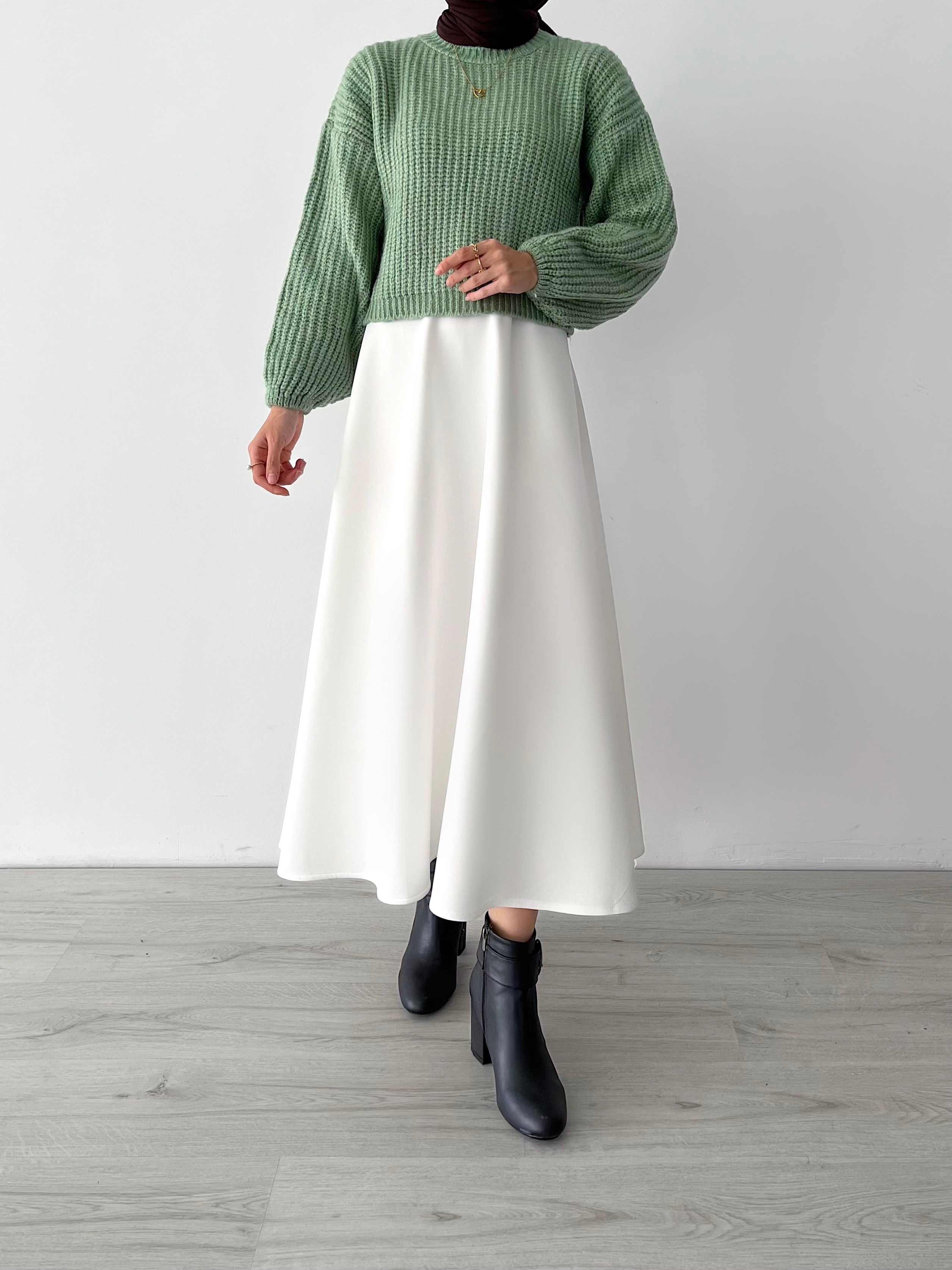 TRİKO CROP KAZAK