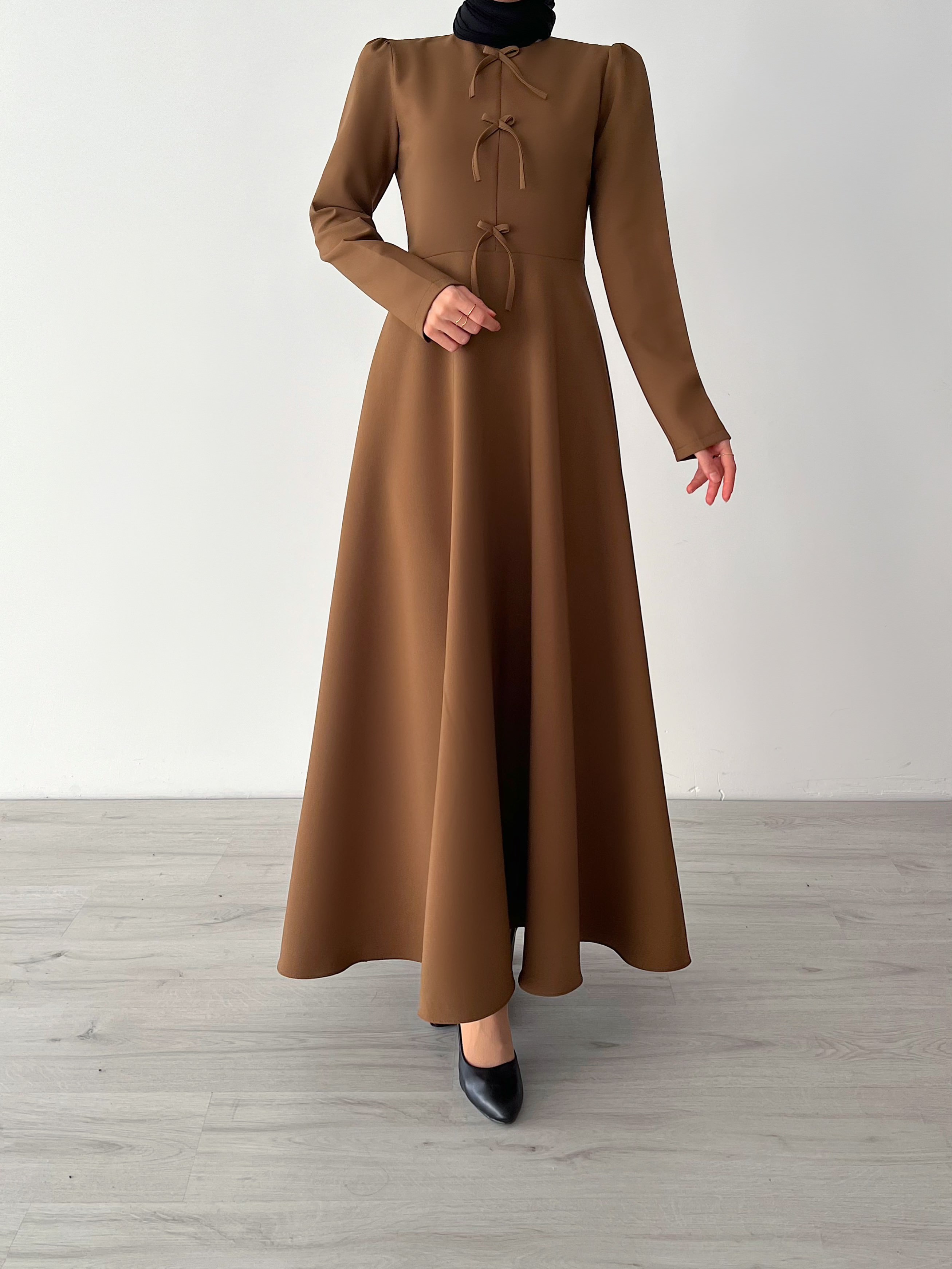 MARY FİYONK DETAYLI ELBİSE