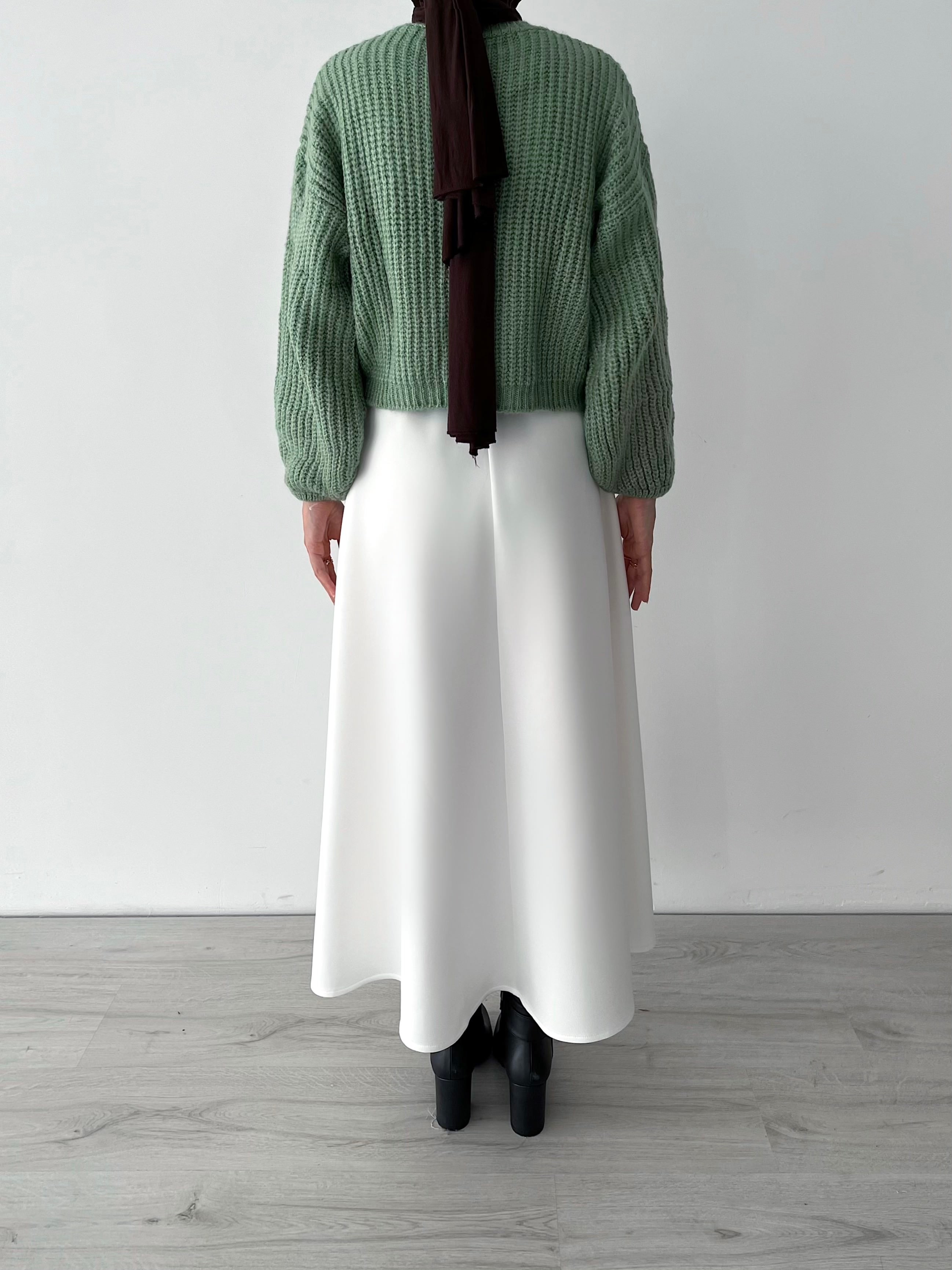 TRİKO CROP KAZAK