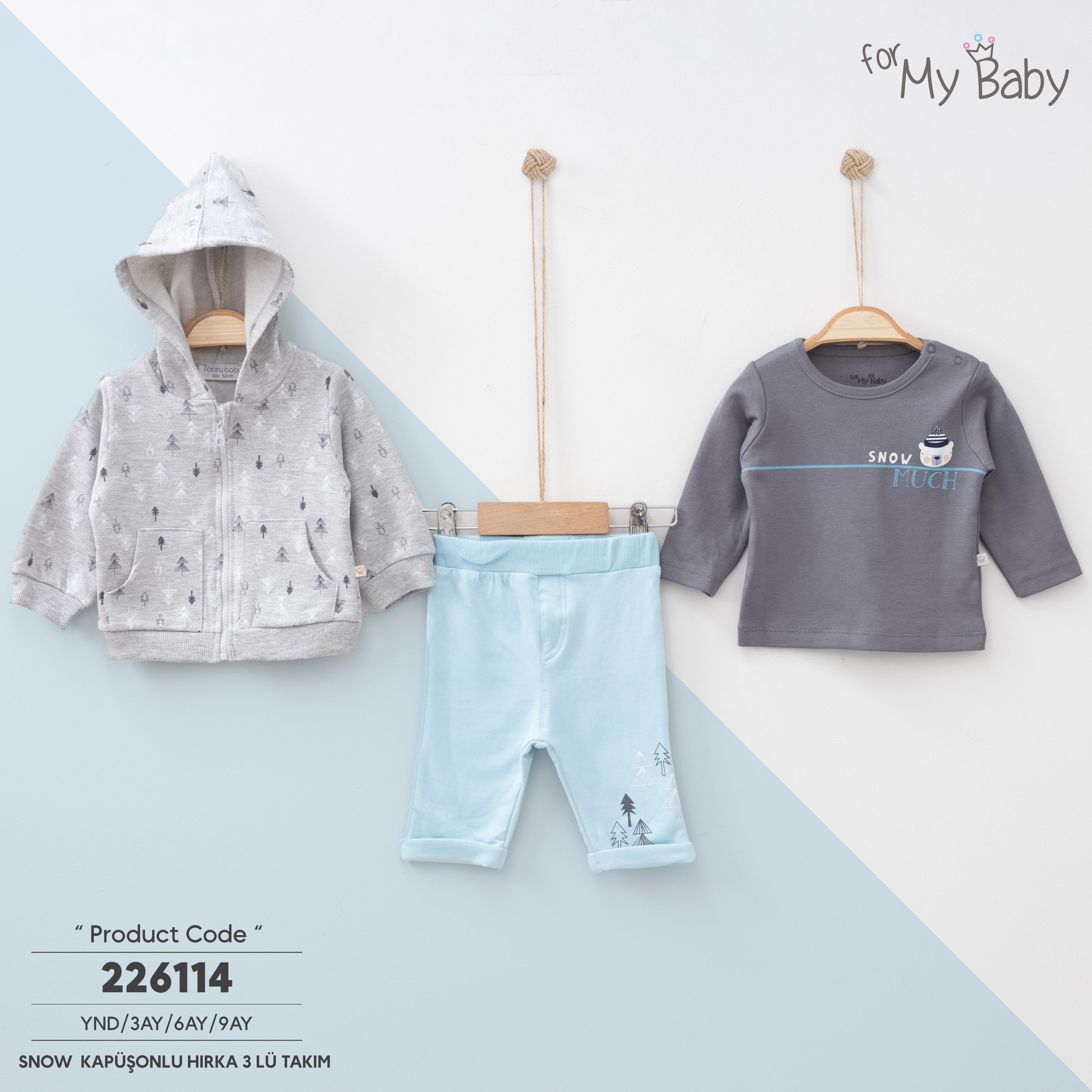 ForMyBaby - SNOW 3'LÜ HIRKA TAKIM