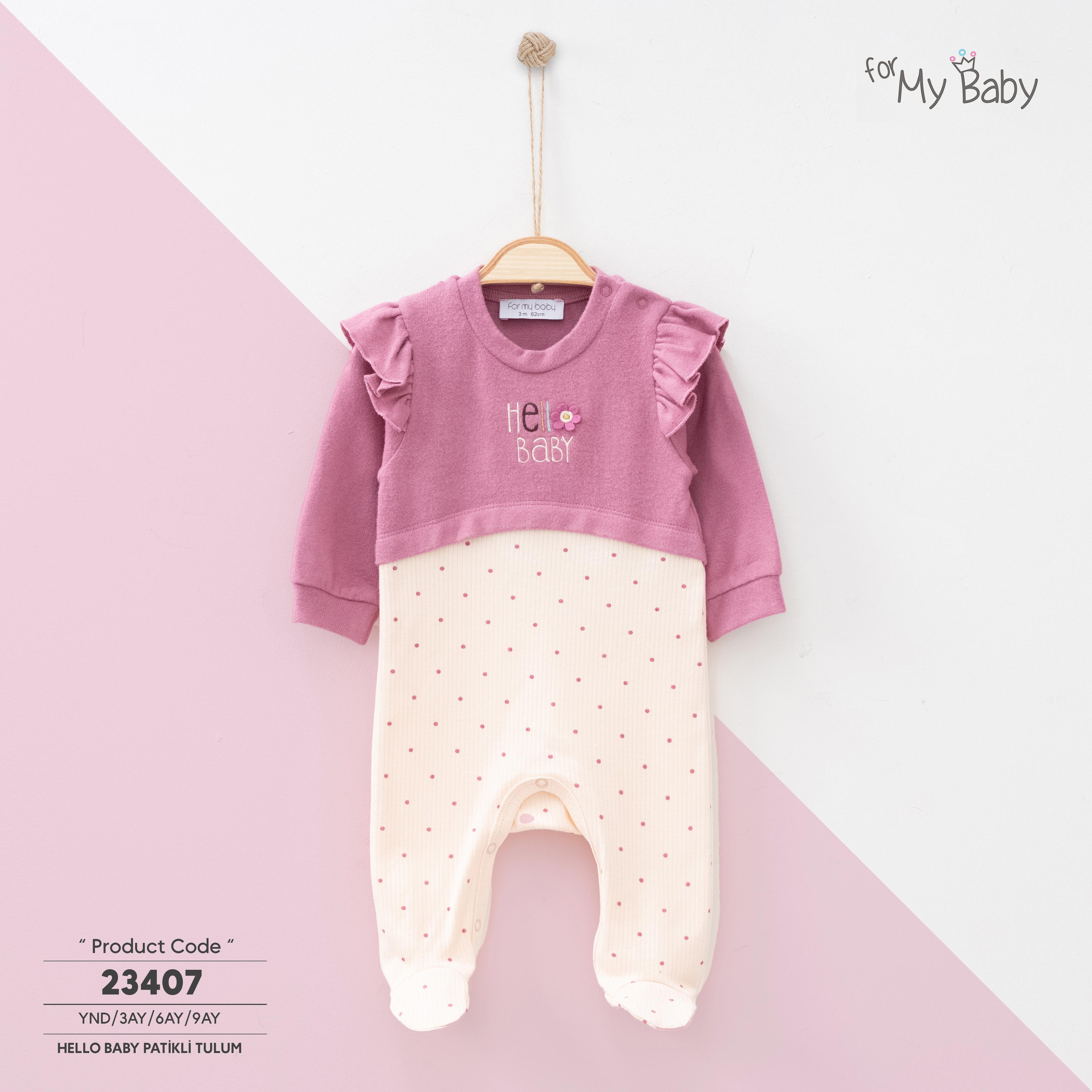 ForMyBaby - HELLO BABY PATİKLİ TULUM