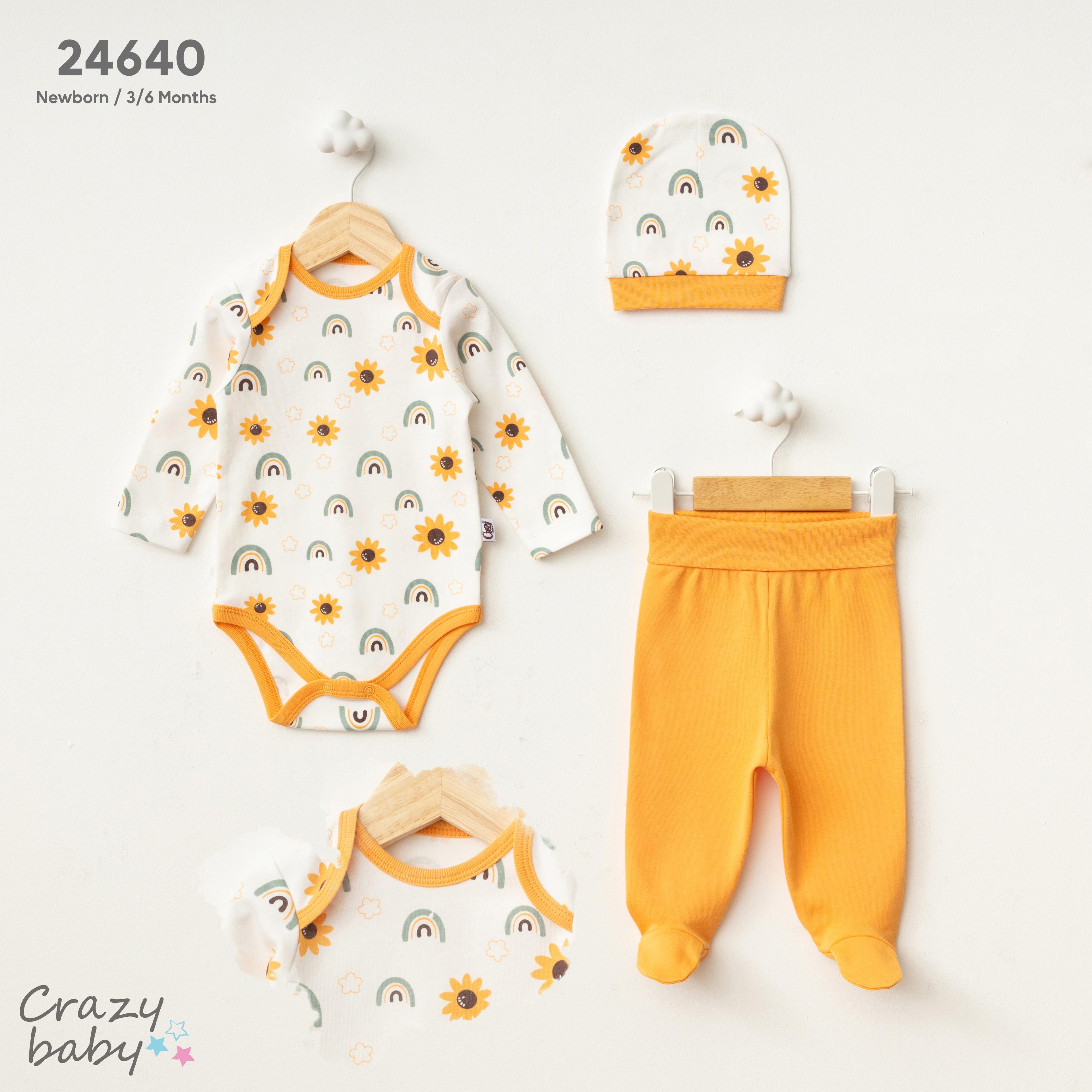 CrazyBaby - BODY 3'LÜ TAKIM