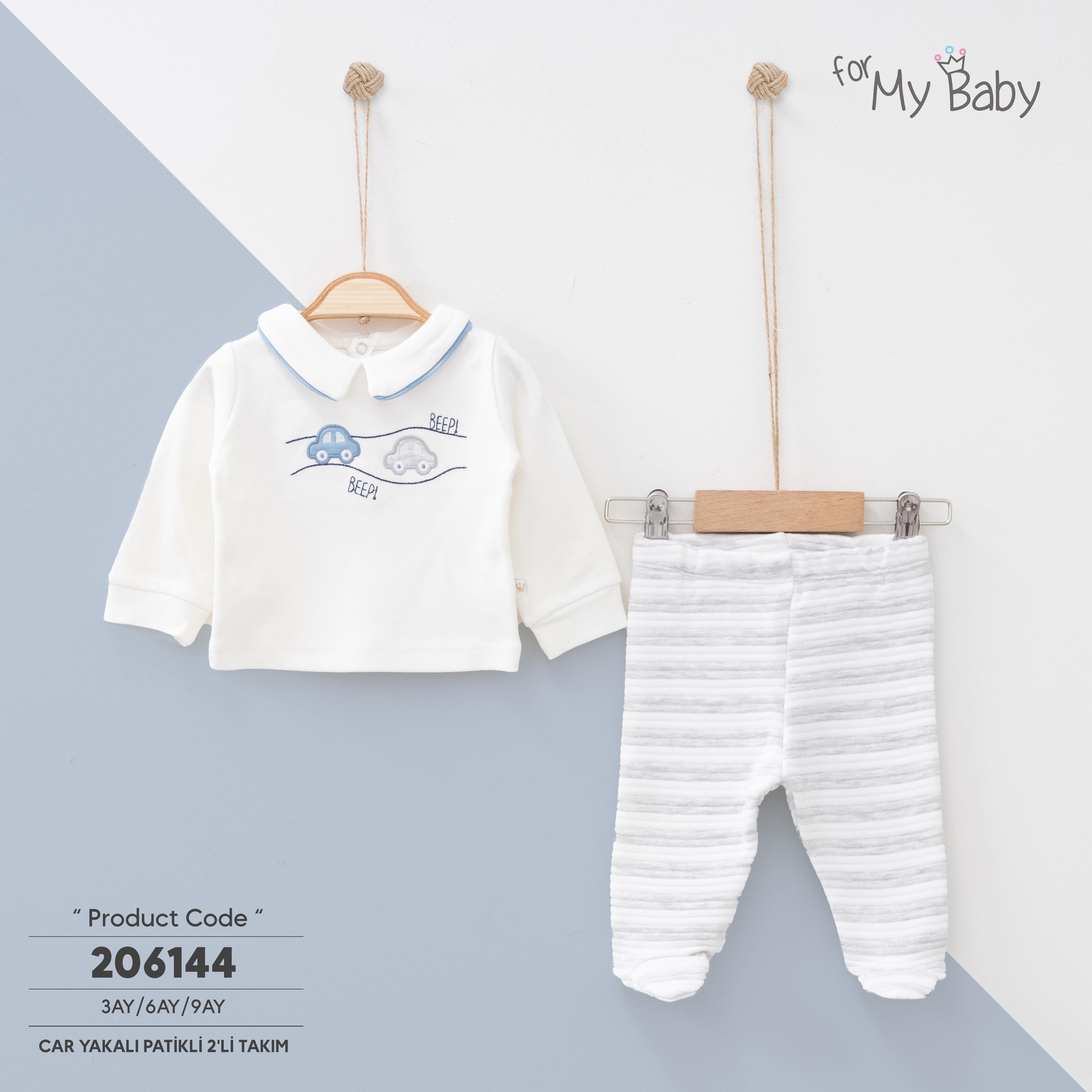 ForMyBaby - CAR YAKALI PATİKLİ PANTOLON