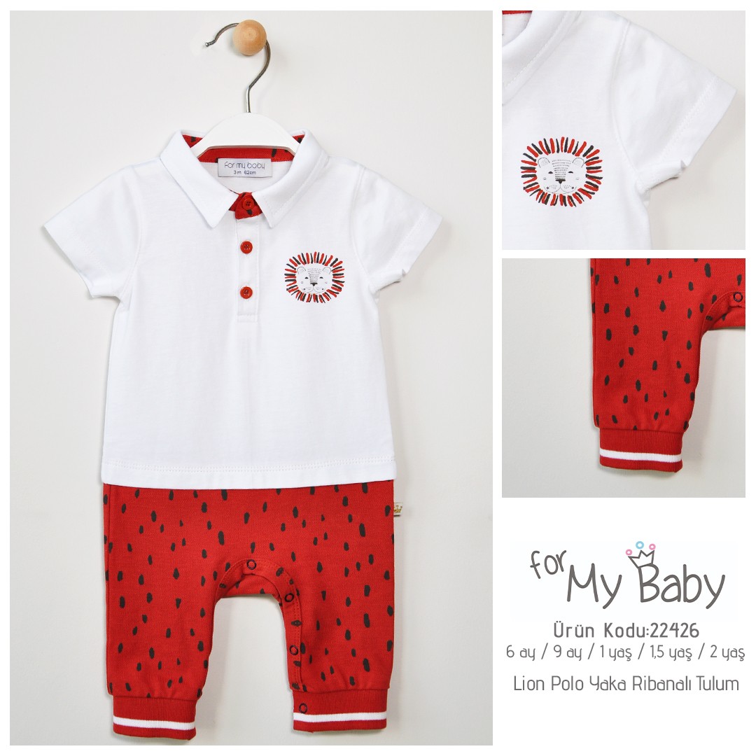 ForMyBaby - LİON POLO YAKA RİBANALI TULUM