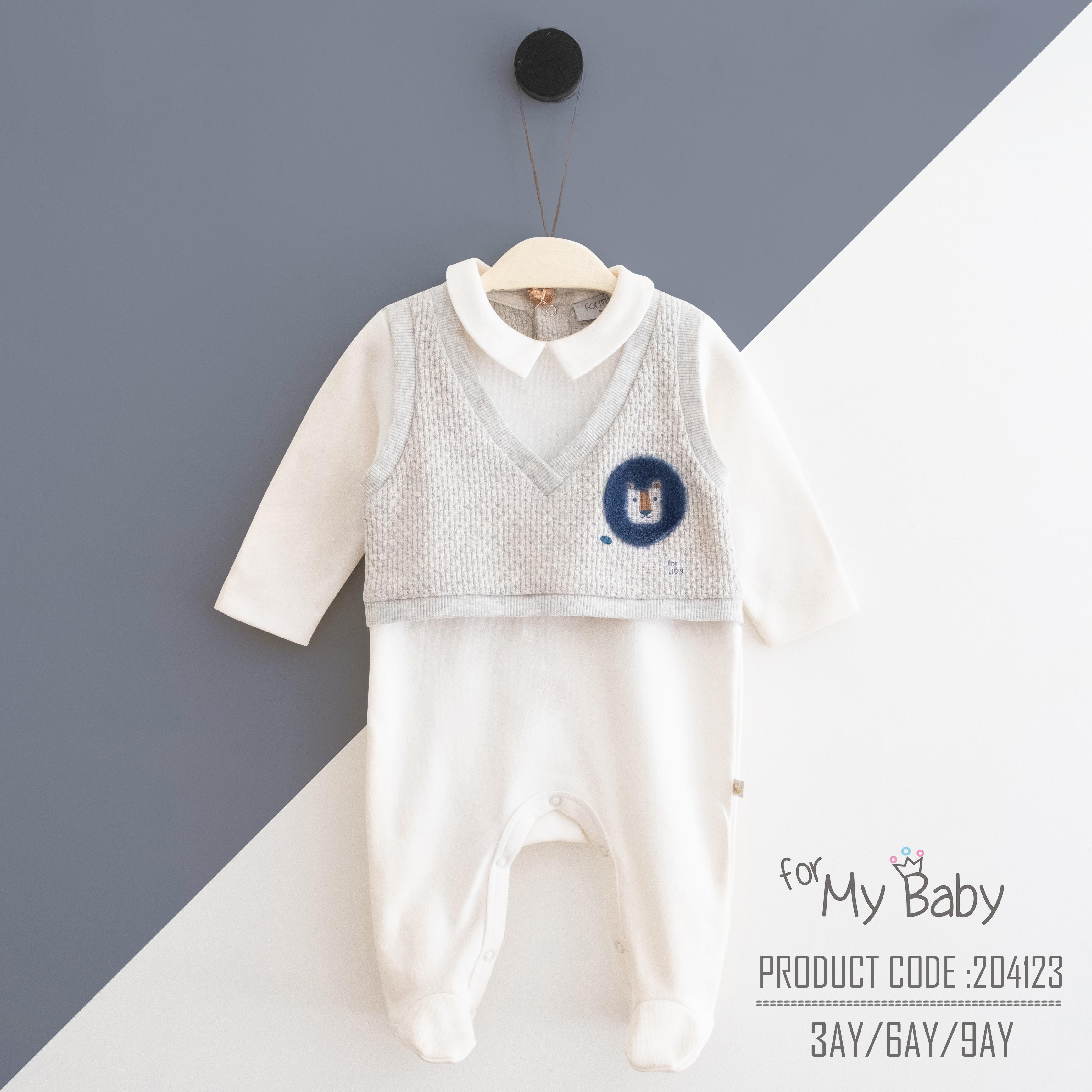 ForMyBaby - LİON YAKALI PATİKLİ TULUM