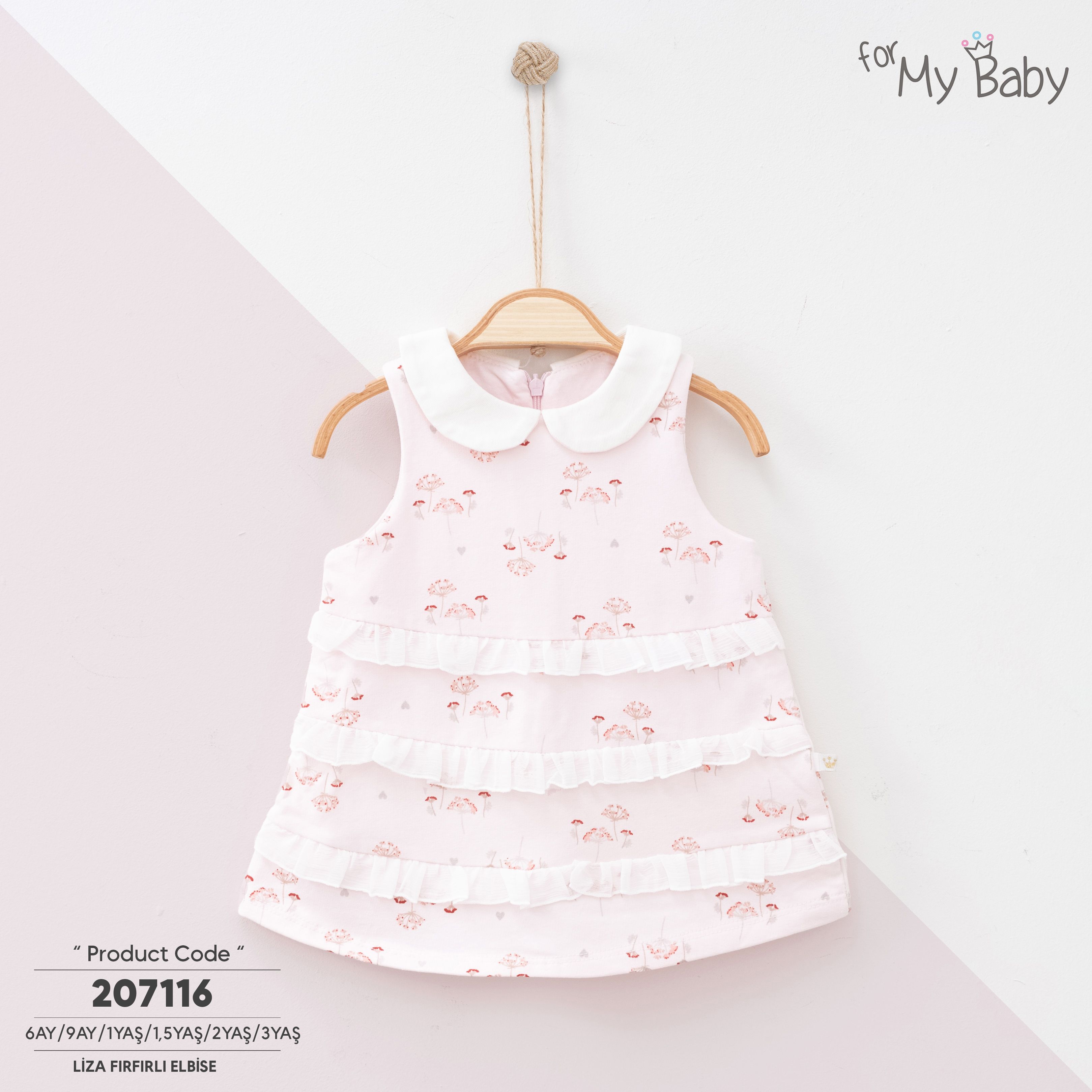 ForMyBaby - LİZA FIRFIRLI ELBİSE