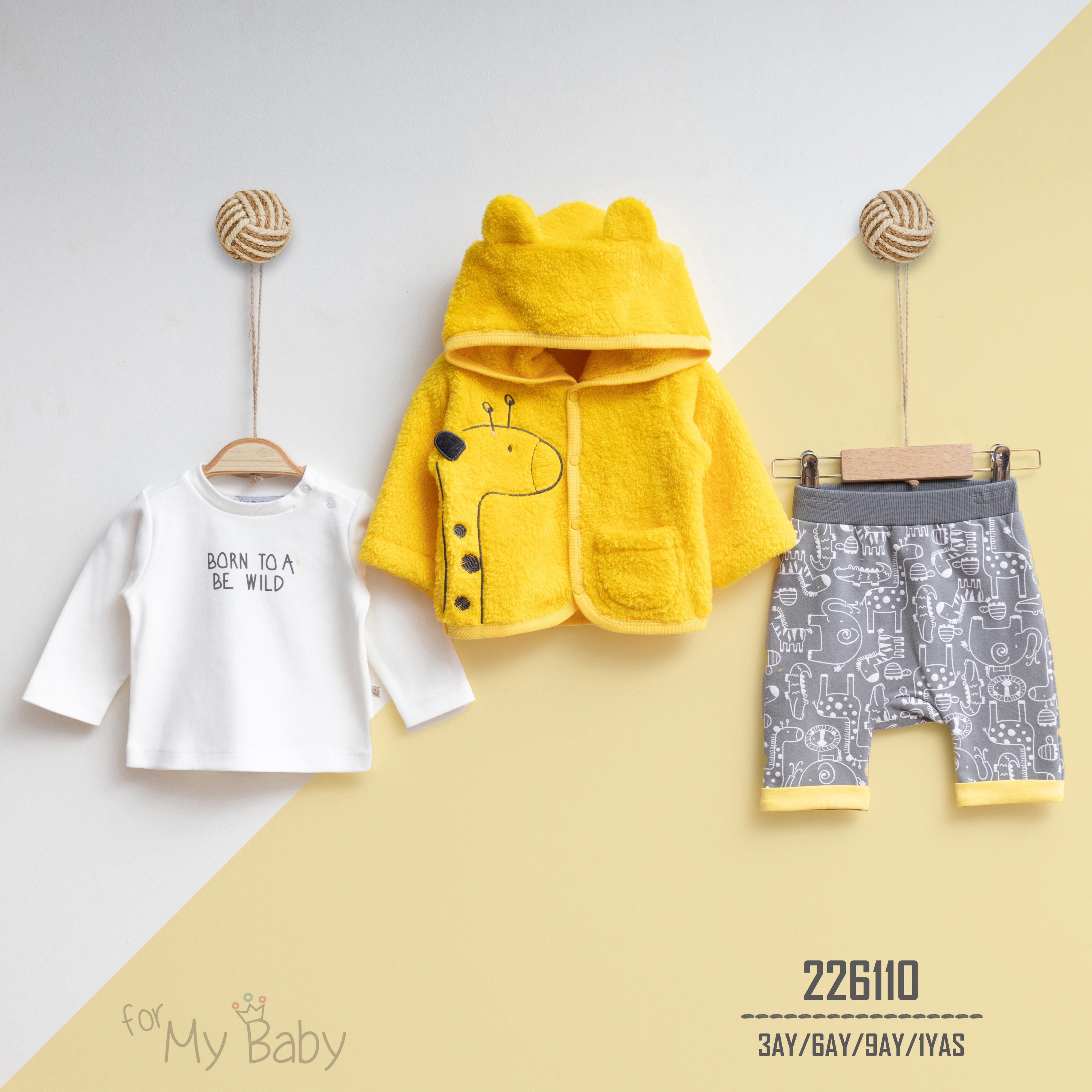 ForMyBaby - WİLD SWEATSHİRT 3'LÜ TAKIM