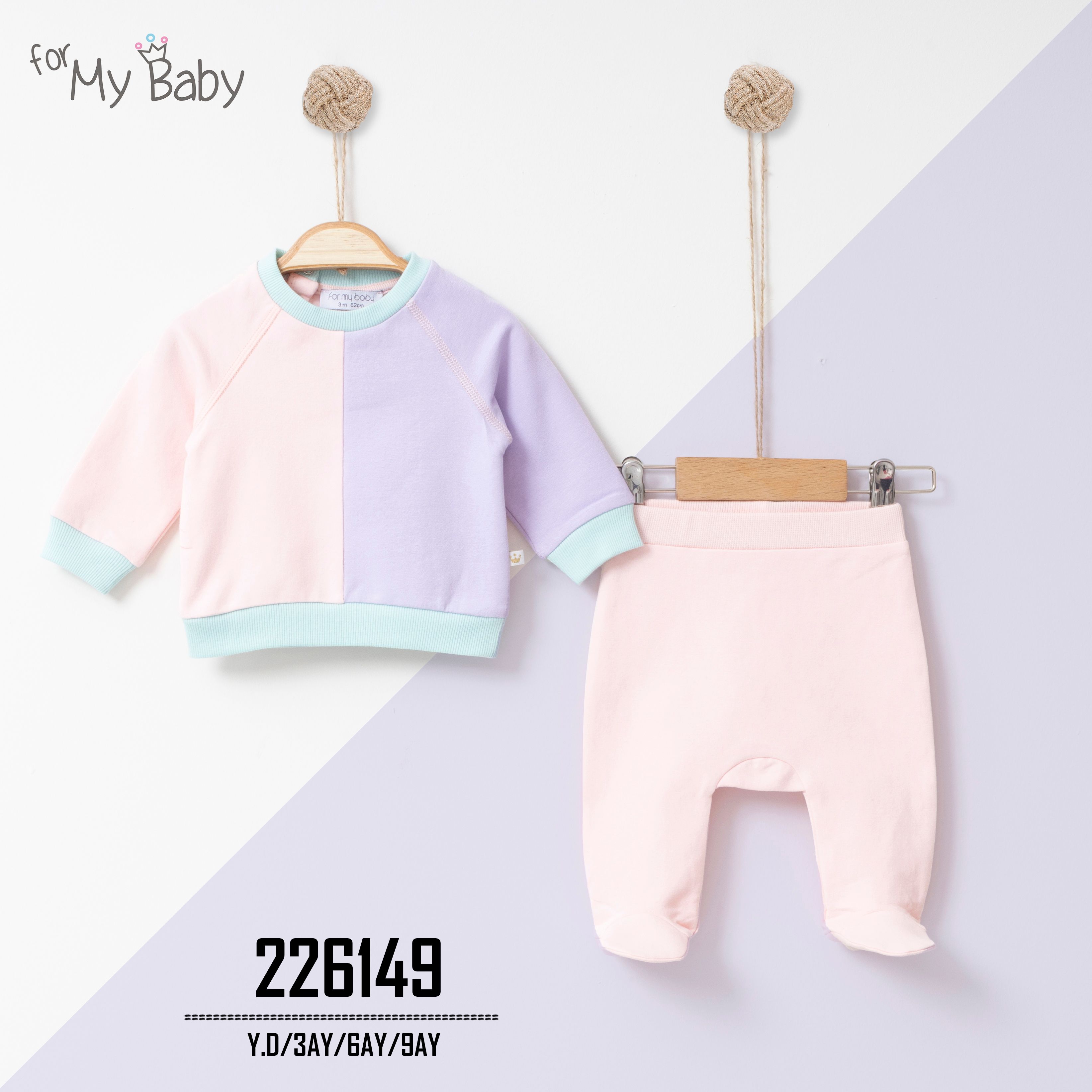 ForMyBaby - 2'Lİ TAKIM - Pembe-Mor