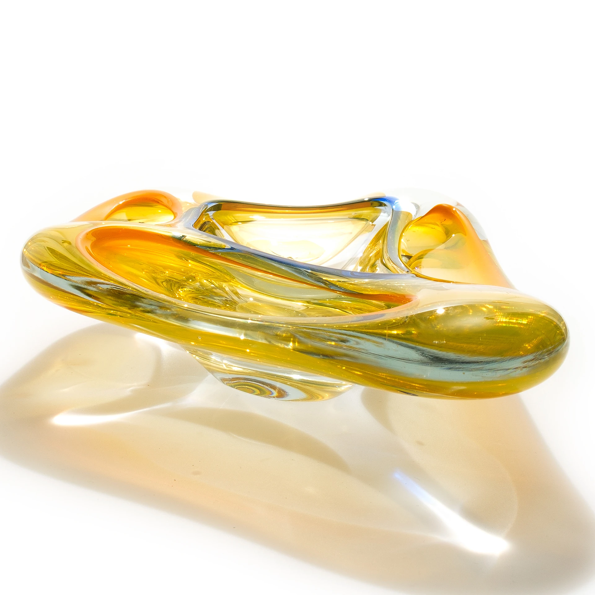 Antika İtalya’dan (Flavio Poli) Murano Beş Bölmeli Dev Jardinyer