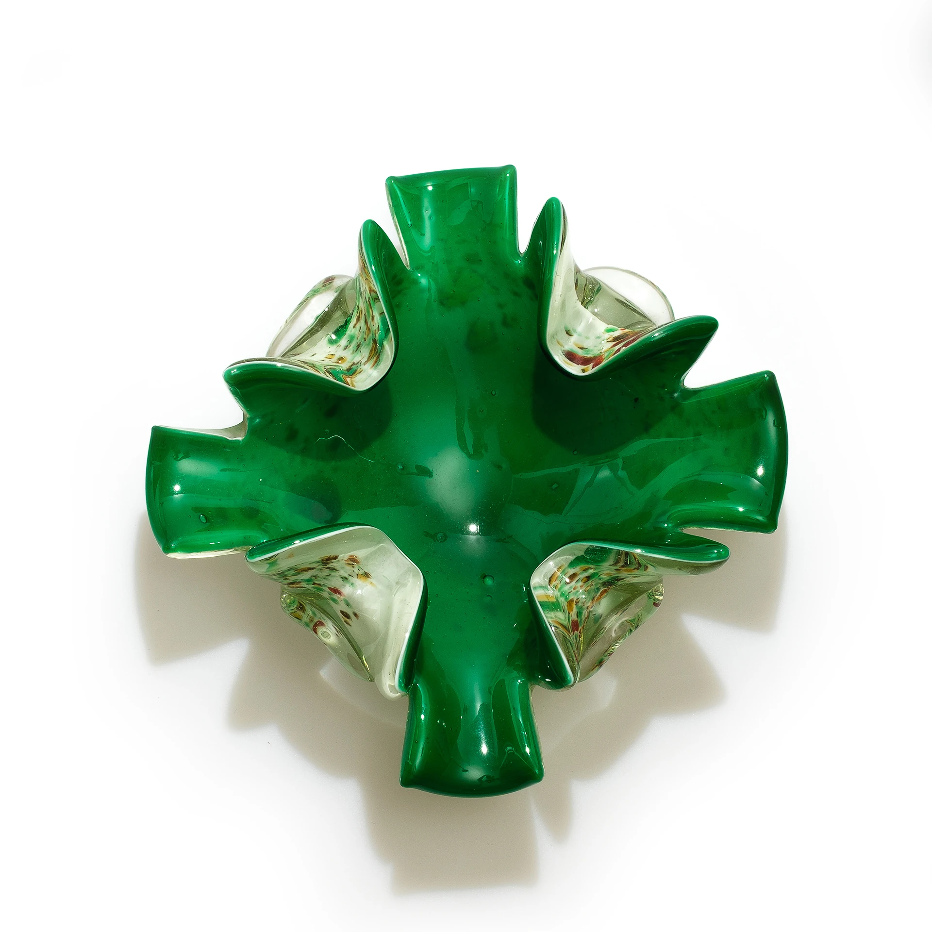 1960’lar Orijinal Murano Vintage Cam Kase – El Yapımı, Kusursuz