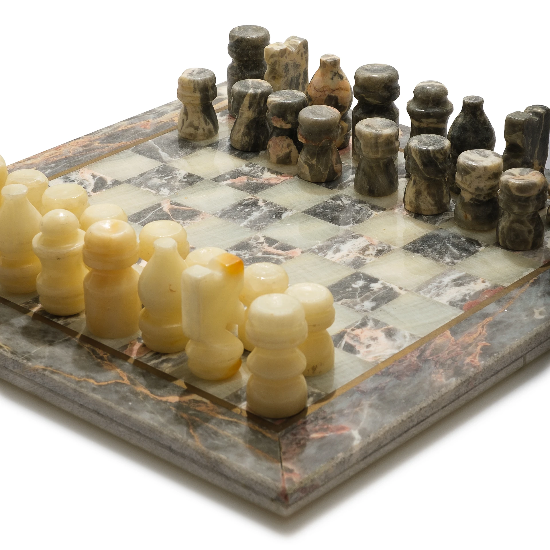 Vintage 90'lar Mermer Taş Satranç Takımı