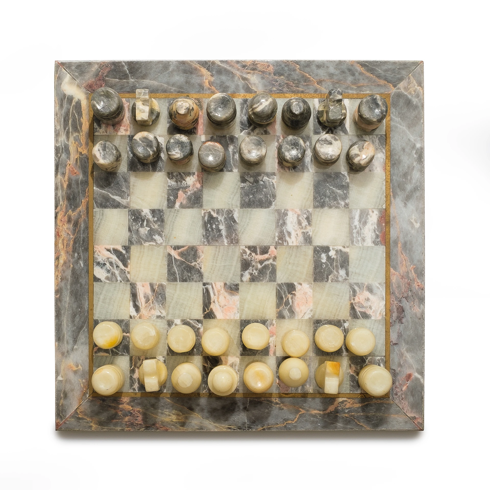 Vintage 90'lar Mermer Taş Satranç Takımı