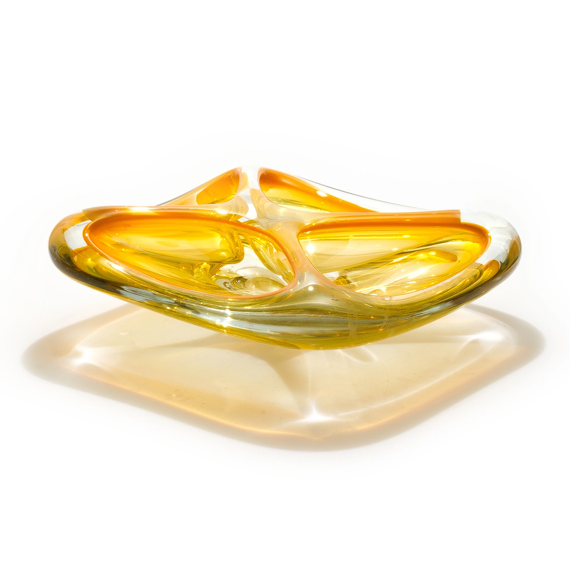 Antika İtalya’dan (Flavio Poli) Murano Dört Bölmeli Dev Jardinyer