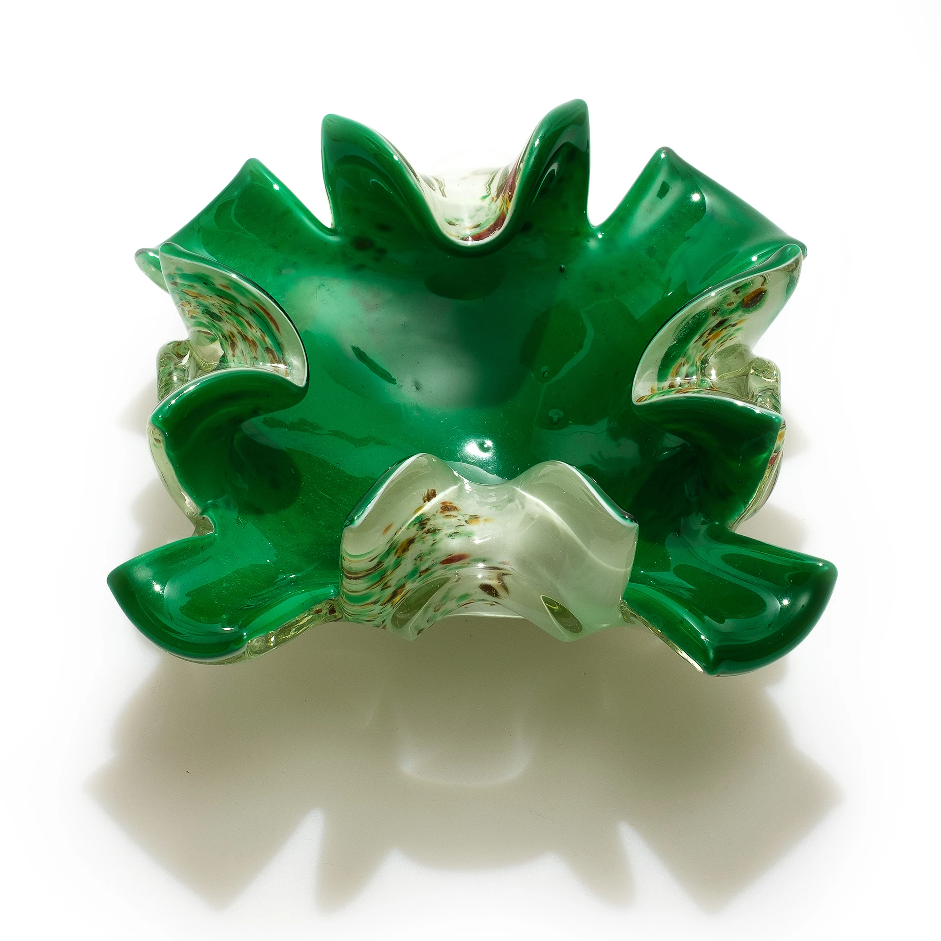 1960’lar Orijinal Murano Vintage Cam Kase – El Yapımı, Kusursuz