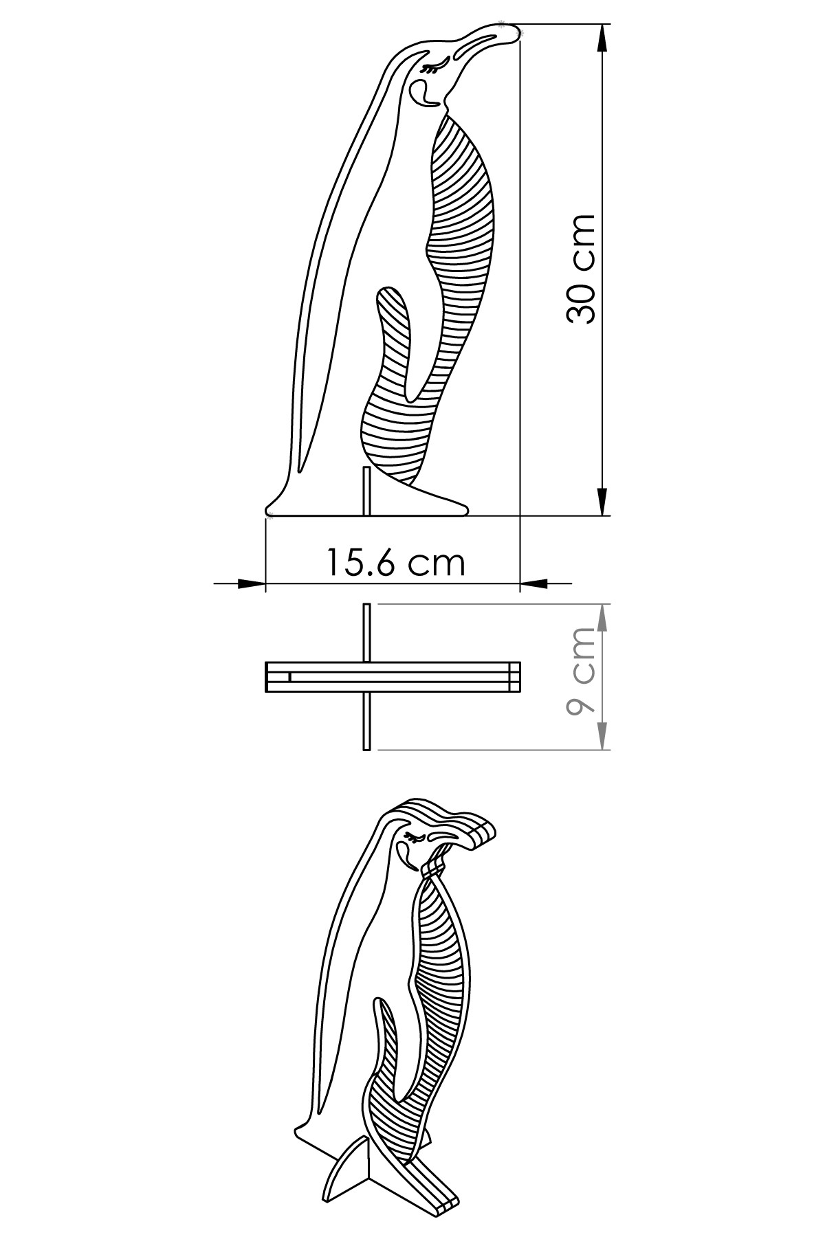 Zootis Penguen Tasarımlı Gece Lambası