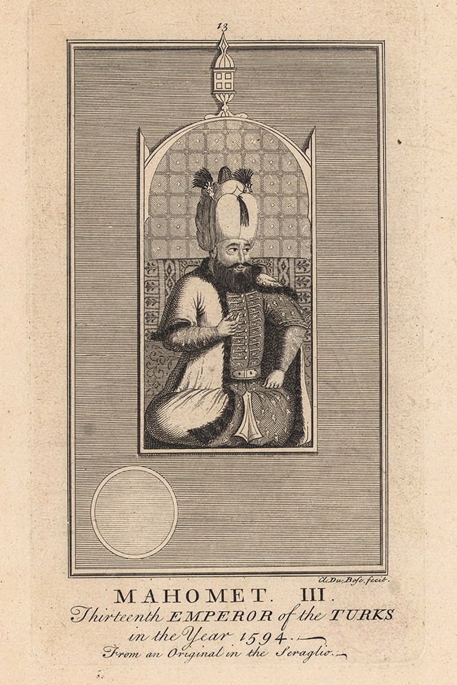 Sultan III. Mehmed Gravür Poster