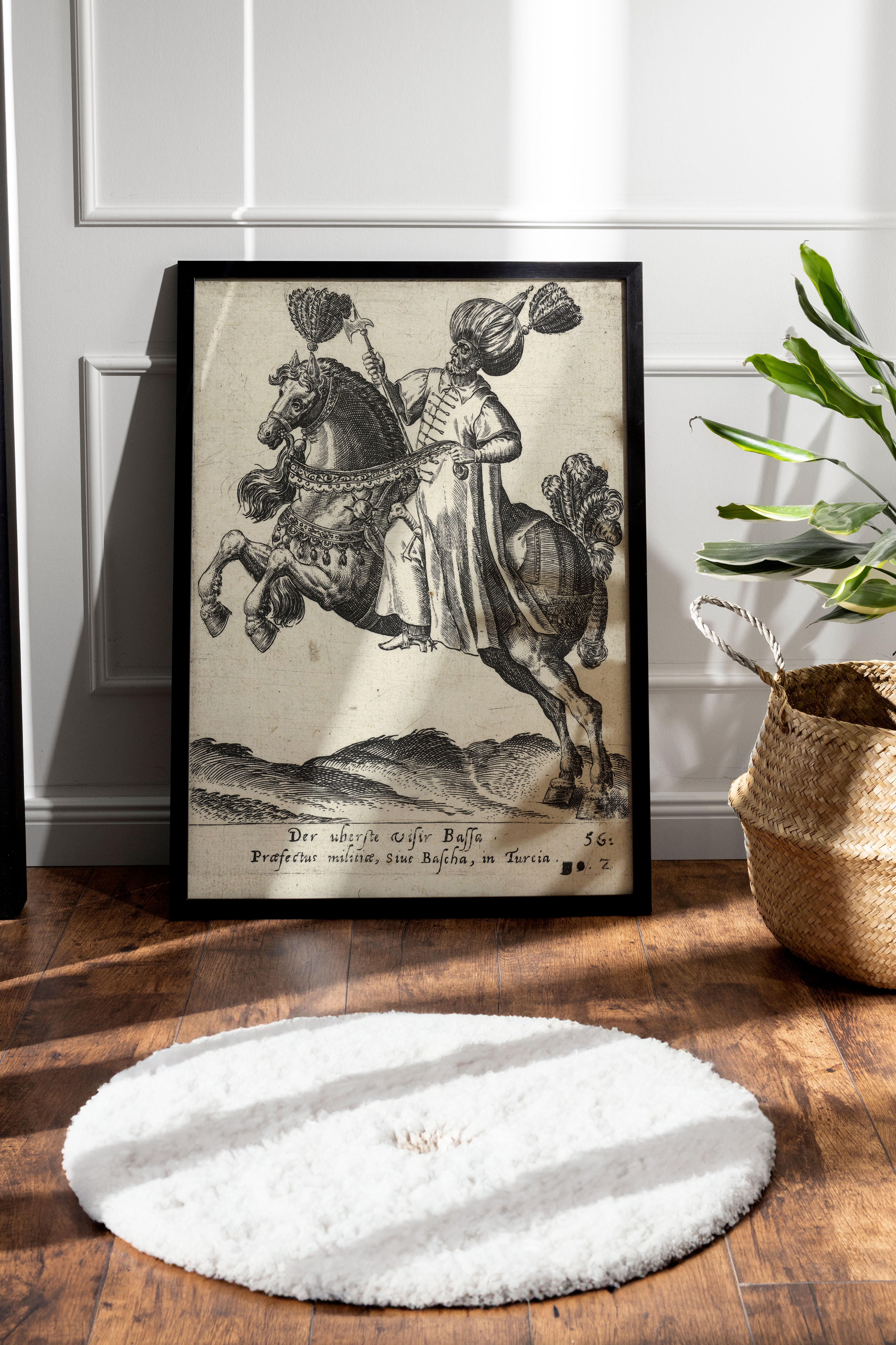 Abraham de Bruyn - Atlı İbrahim Paşa Gravür Poster