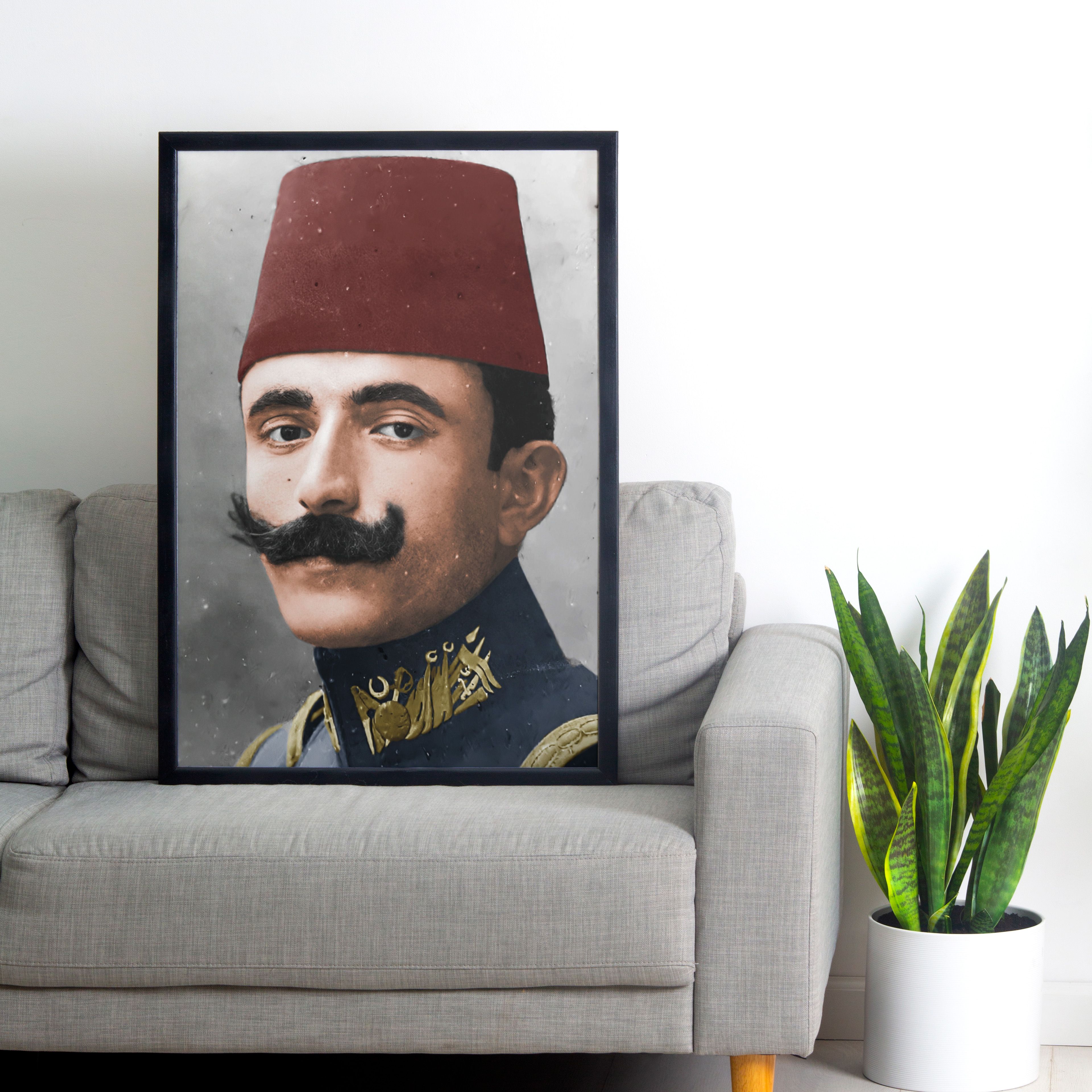 Enver Paşa Renklendirme Poster